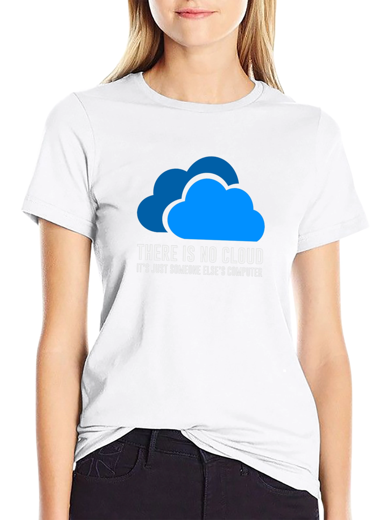 There is No Cloud T-Shirt Funny Tech Shirt