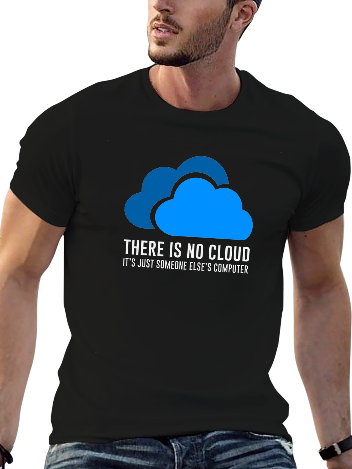 There is No Cloud T-Shirt Funny Tech Shirt
