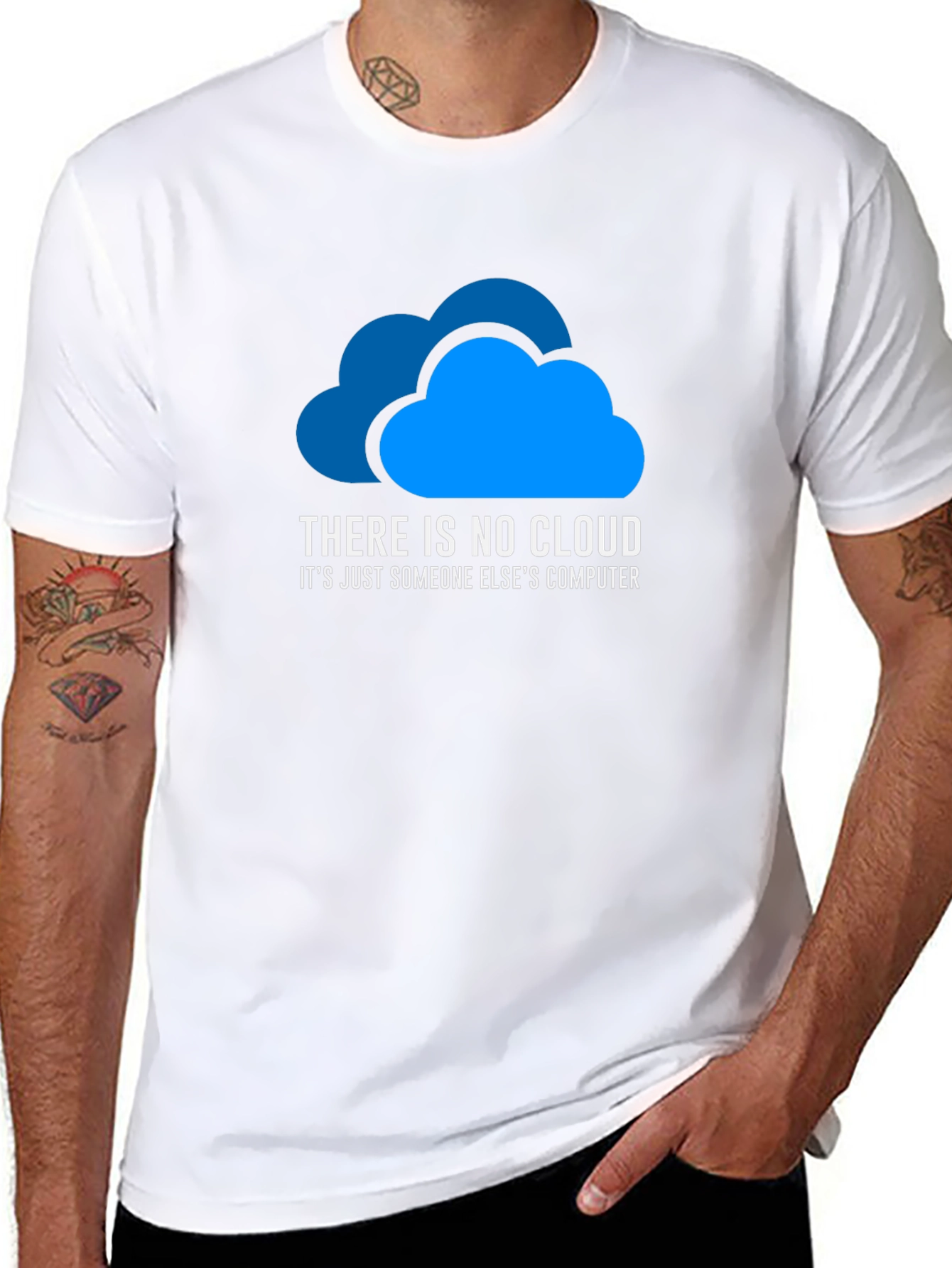 There is No Cloud T-Shirt Funny Tech Shirt