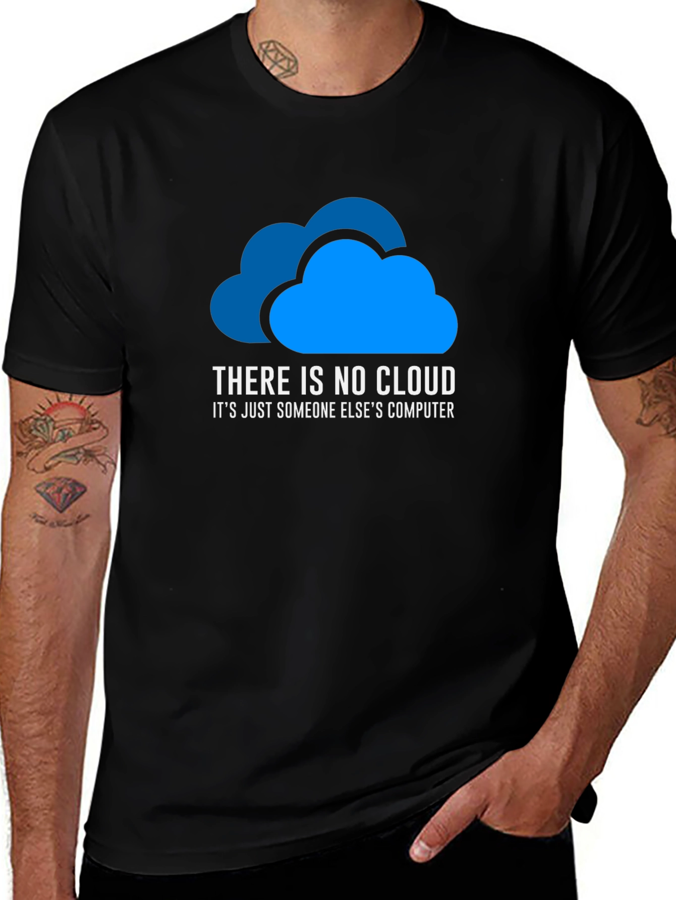 There is No Cloud T-Shirt Funny Tech Shirt