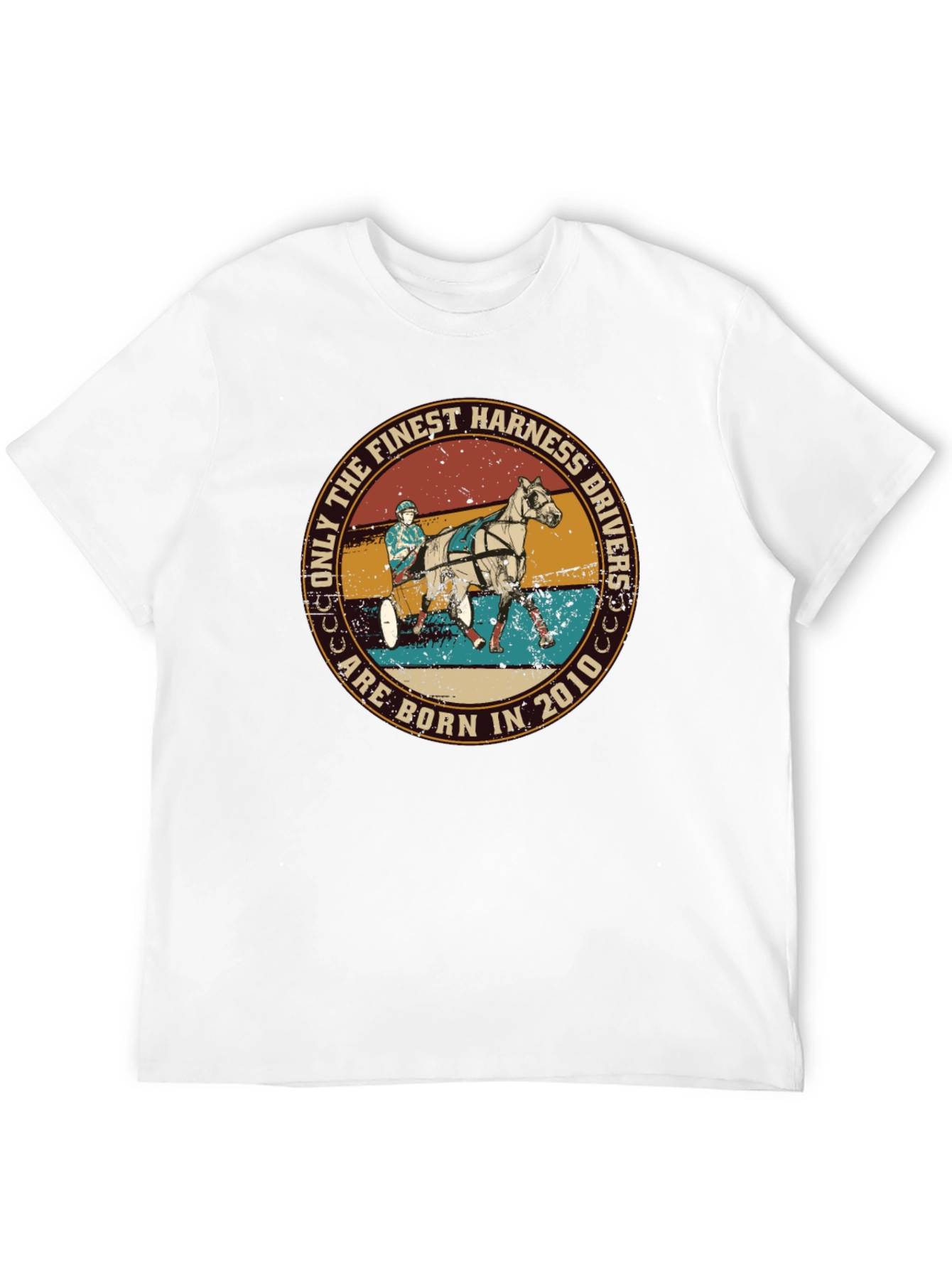 Finest Harness Drivers Born 2010 Graphic Tee