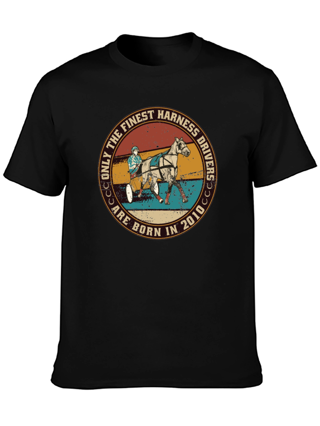 Finest Harness Drivers Born 2010 Graphic Tee
