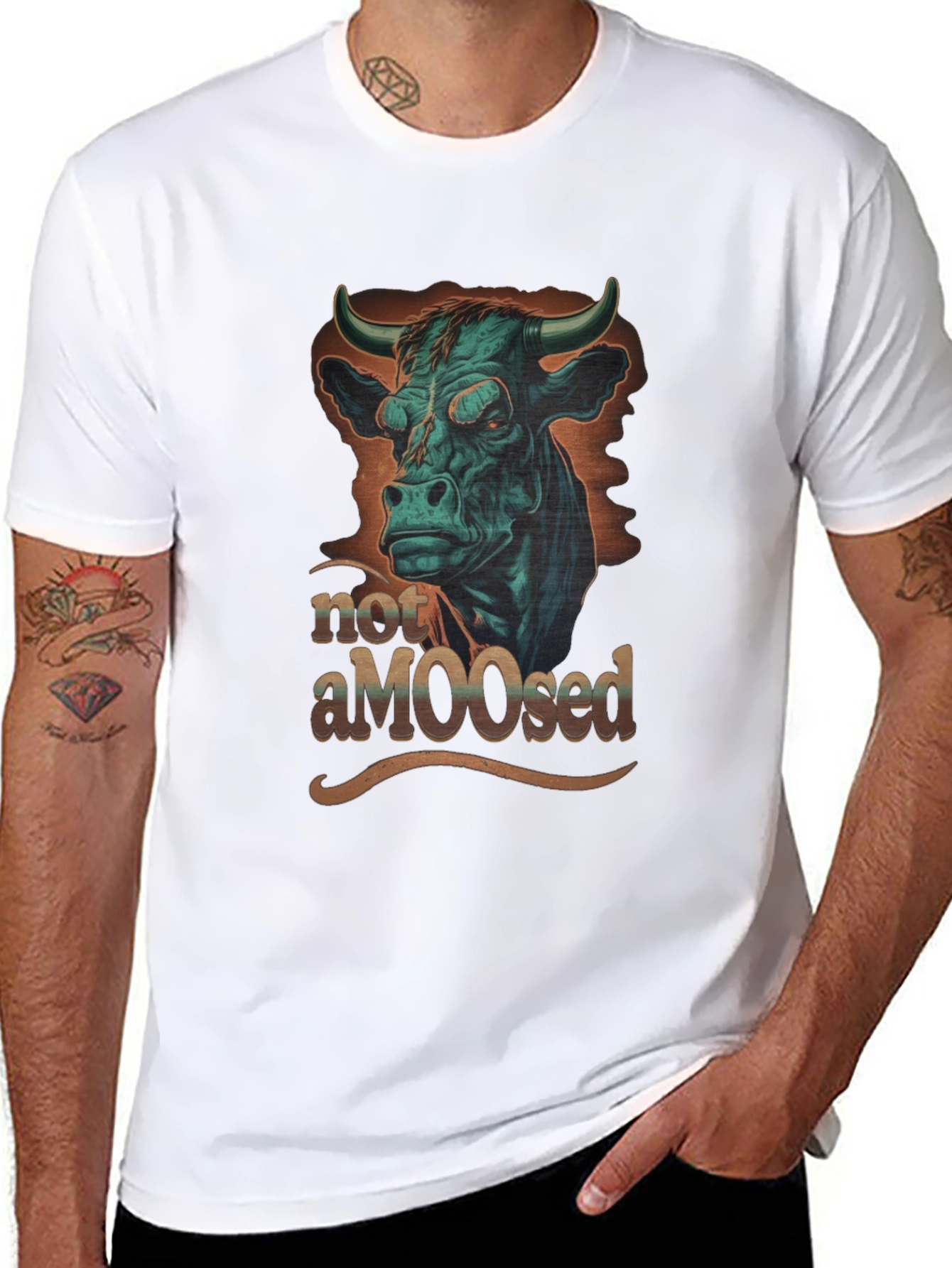 Not aMOOsed Bull Graphic Tee