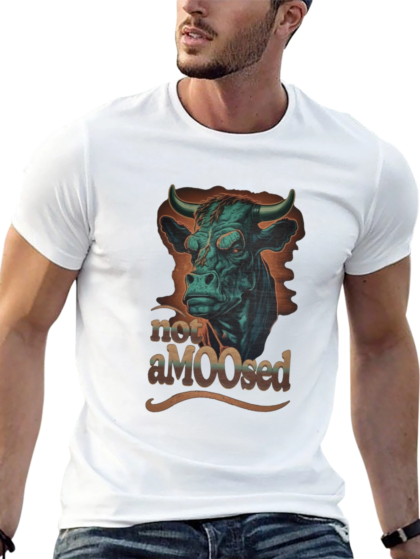 Not aMOOsed Bull Graphic Tee