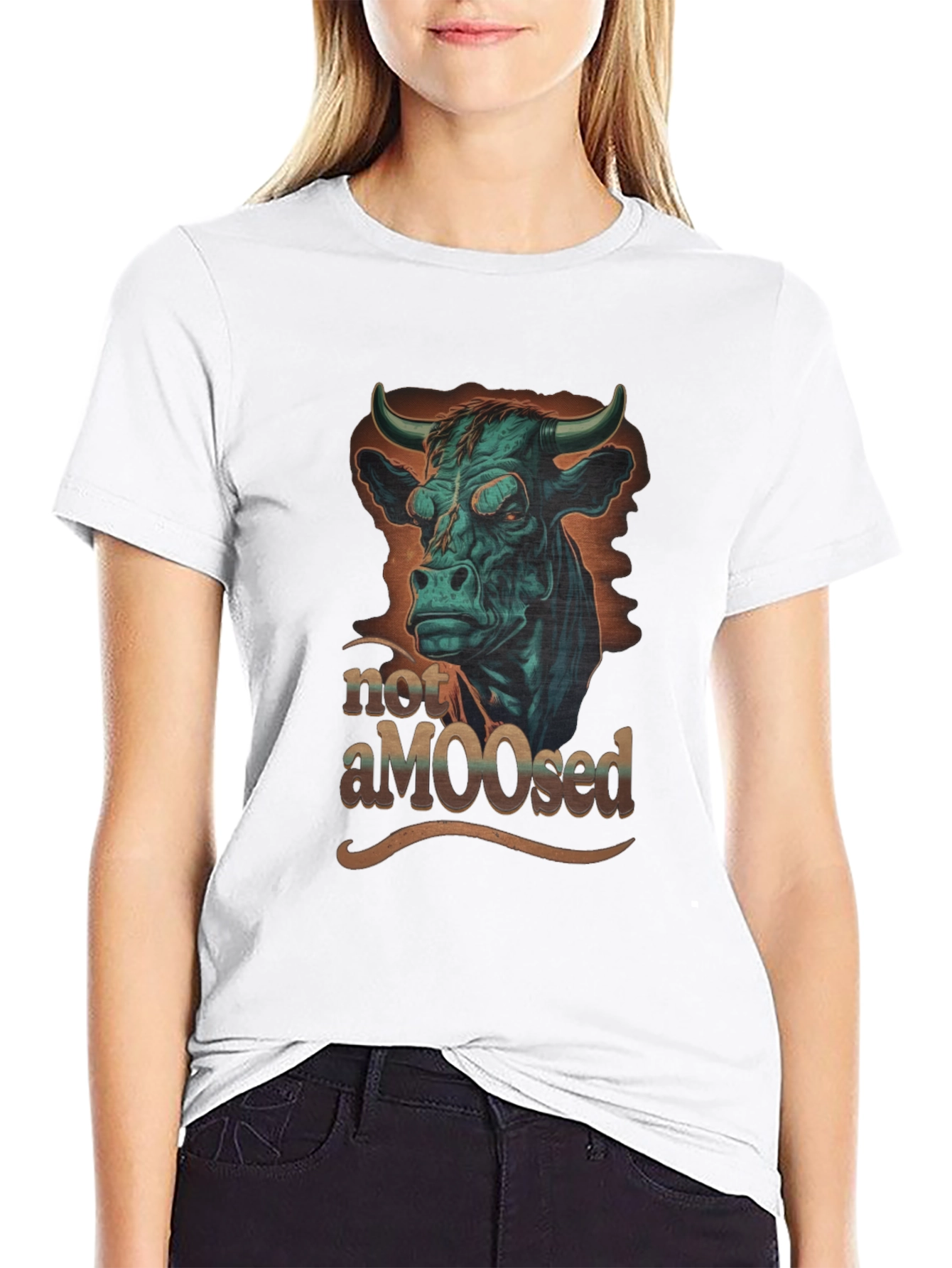 Not aMOOsed Bull Graphic Tee