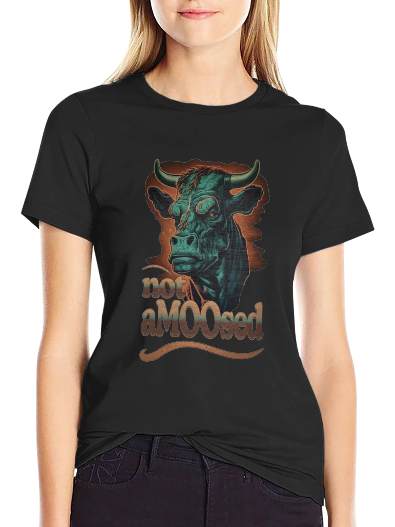 Not aMOOsed Bull Graphic Tee
