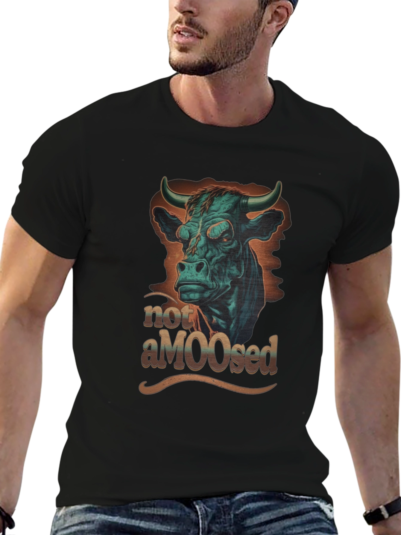 Not aMOOsed Bull Graphic Tee