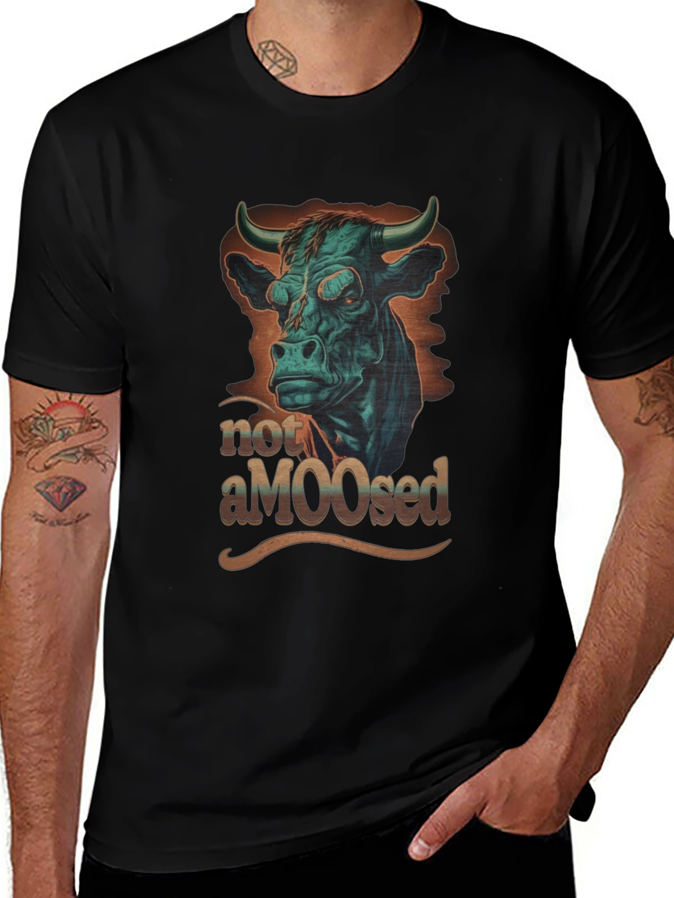 Not aMOOsed Bull Graphic Tee