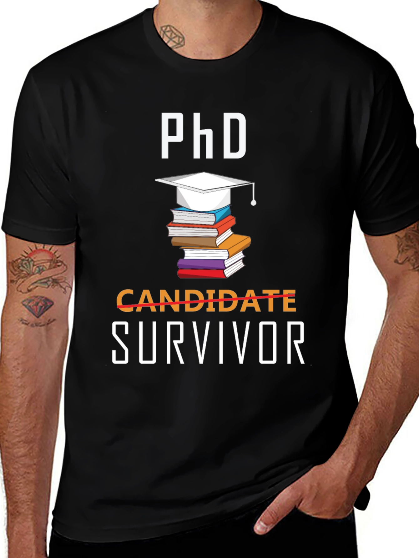 PhD Survivor T-Shirt - Graduation Gift