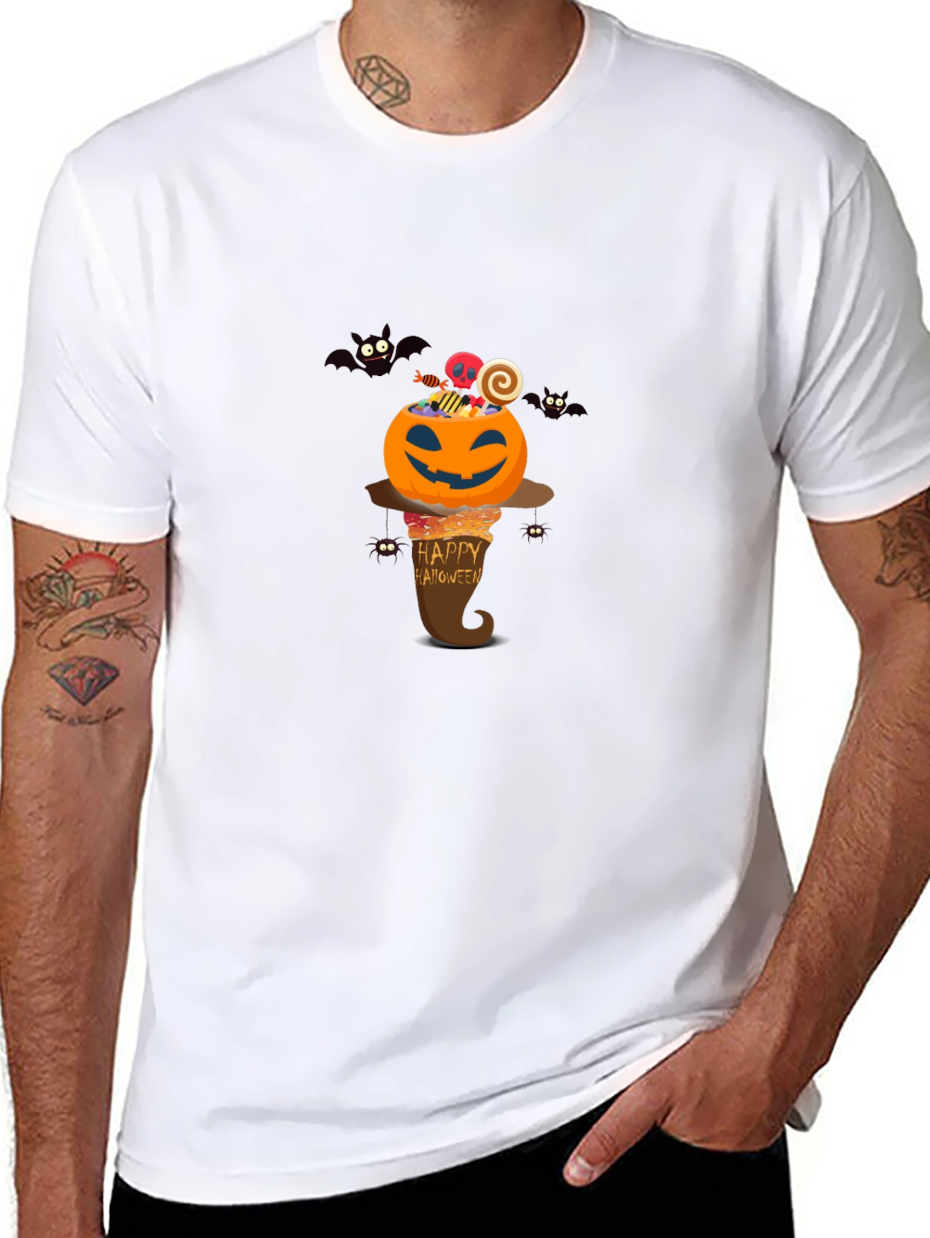 Halloween Pumpkin T-Shirt - Spooky Design