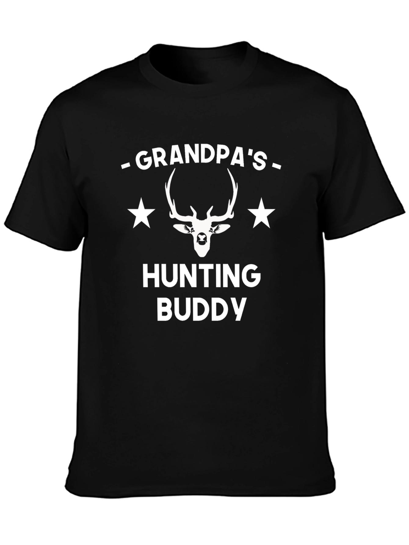 Grandpas Hunting Buddy T-Shirt Deer Graphic