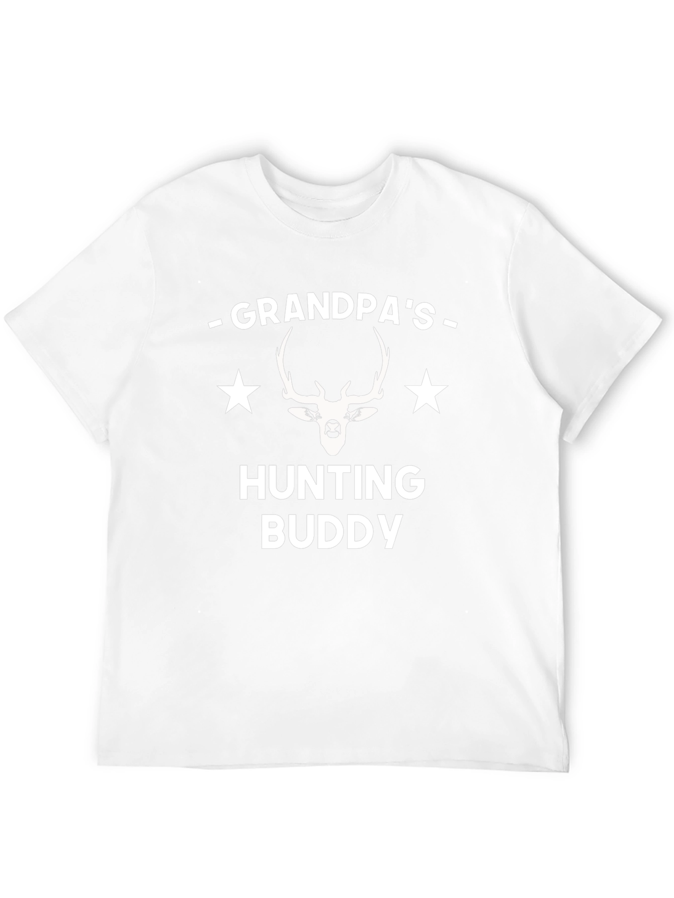 Grandpas Hunting Buddy T-Shirt Deer Graphic