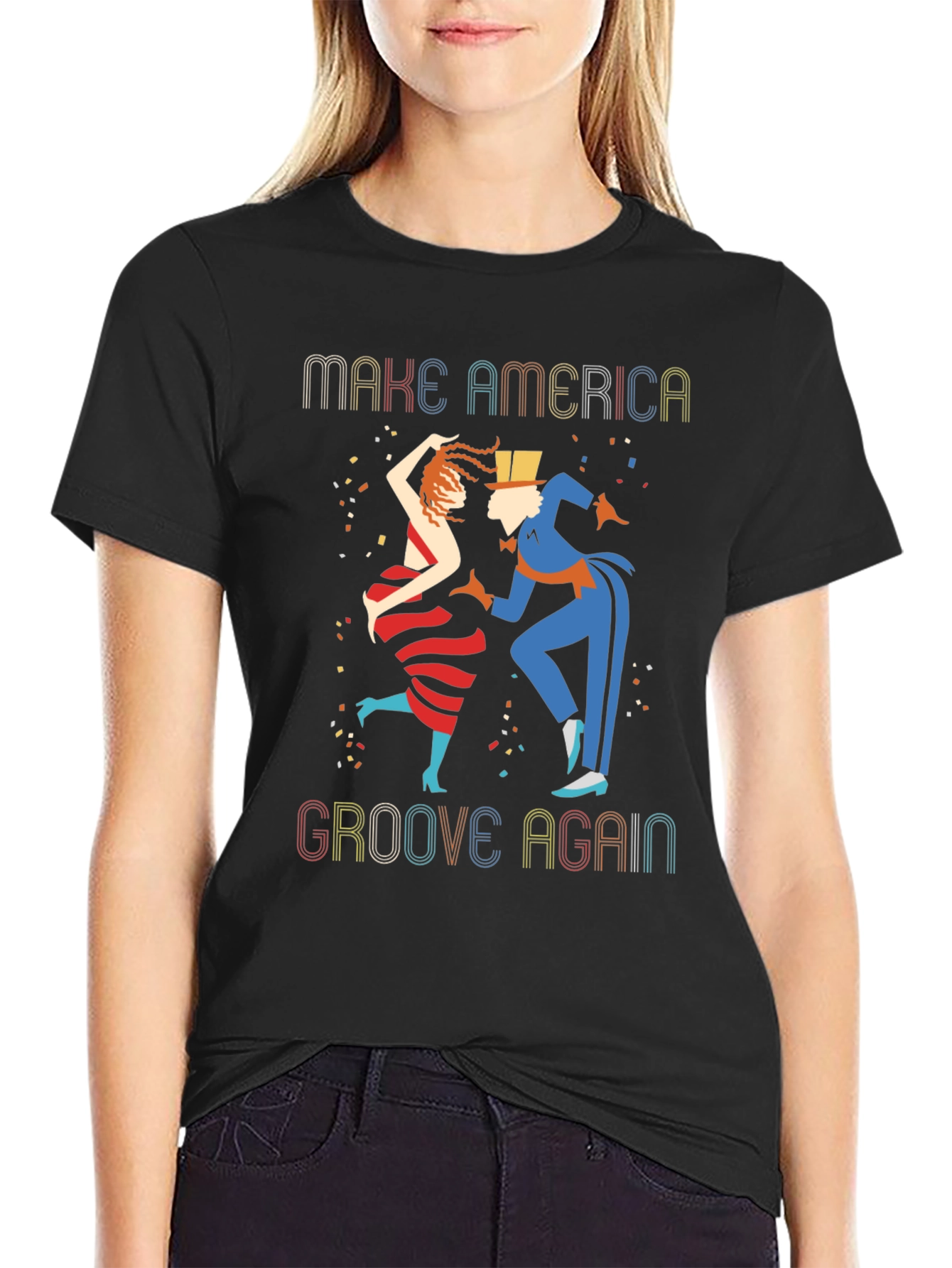Retro Groove Again Graphic Tee