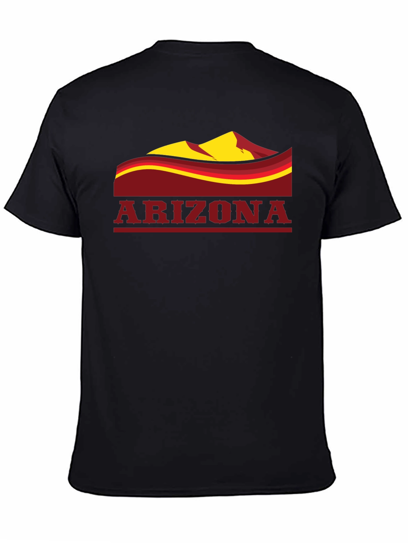 Arizona Graphic T-Shirt - Black Cotton Blend Tee