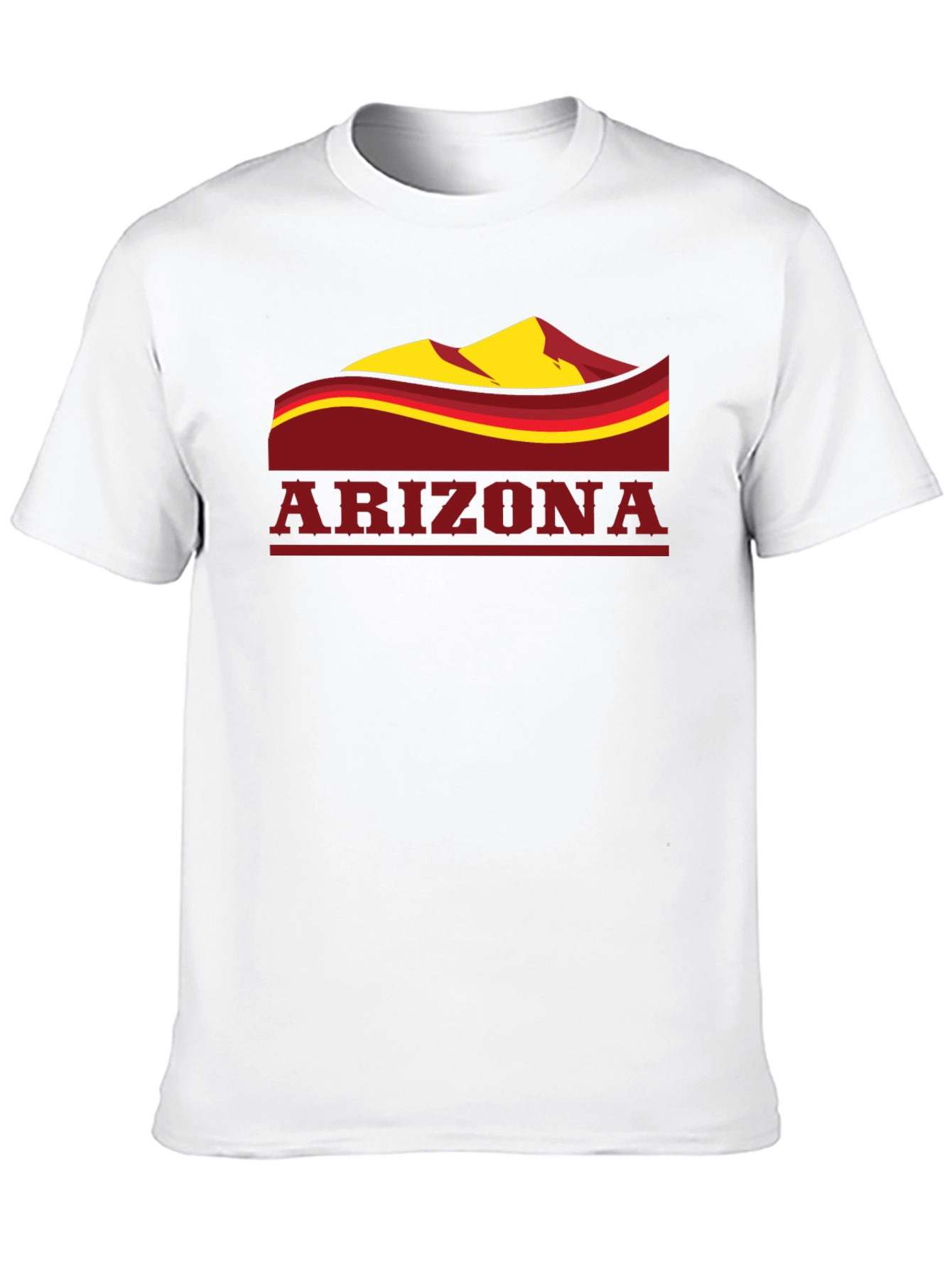 Arizona Graphic T-Shirt - Black Cotton Blend Tee