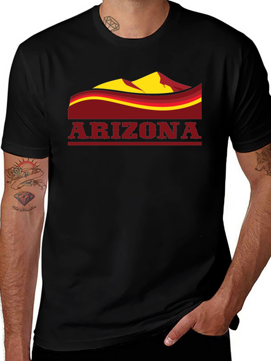 Arizona Graphic T-Shirt - Black Cotton Blend Tee