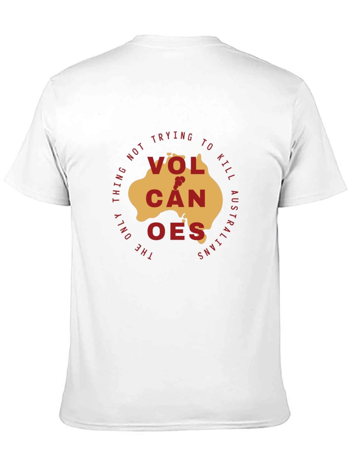 Volcanoes Australia Graphic T-Shirt
