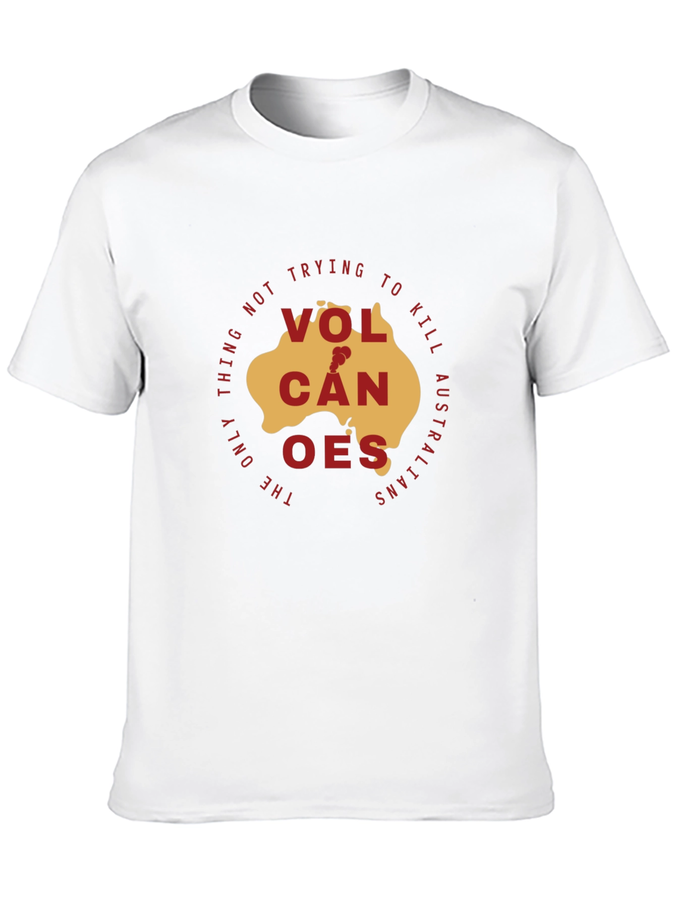 Volcanoes Australia Graphic T-Shirt