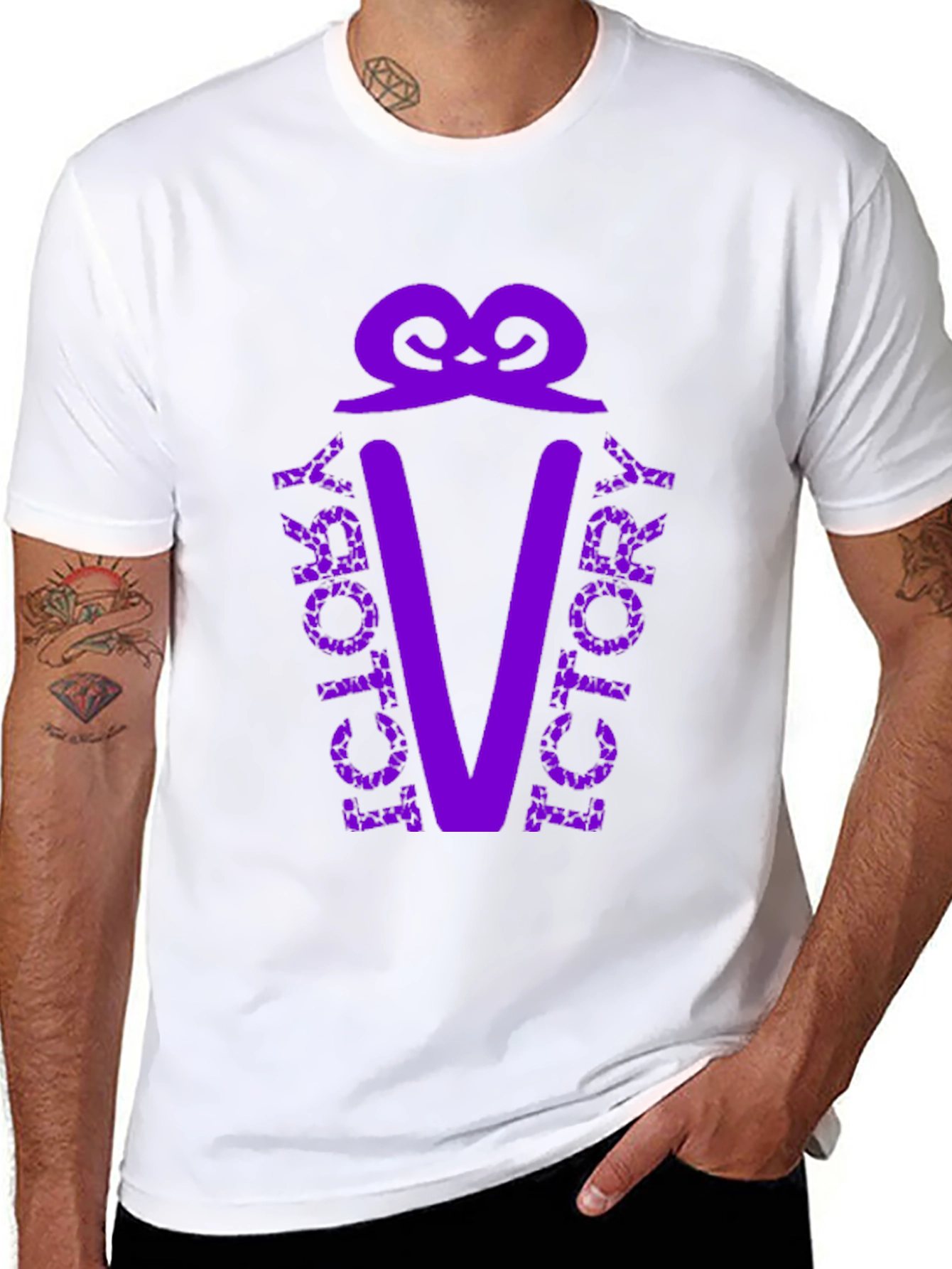 Victory Purple Graphic Tee