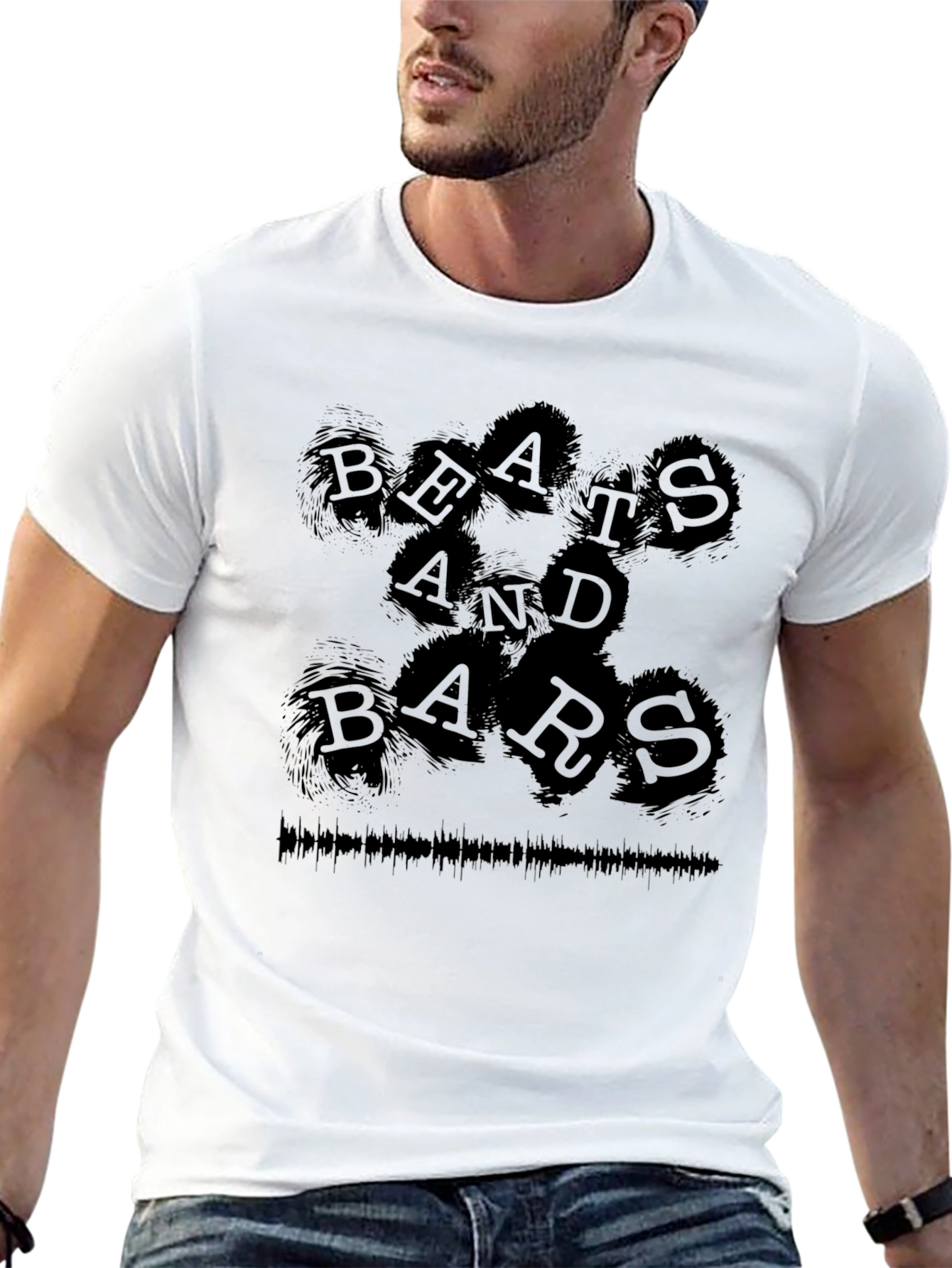 Beats and Bars Graphic Tee - Music Lover T-Shirt