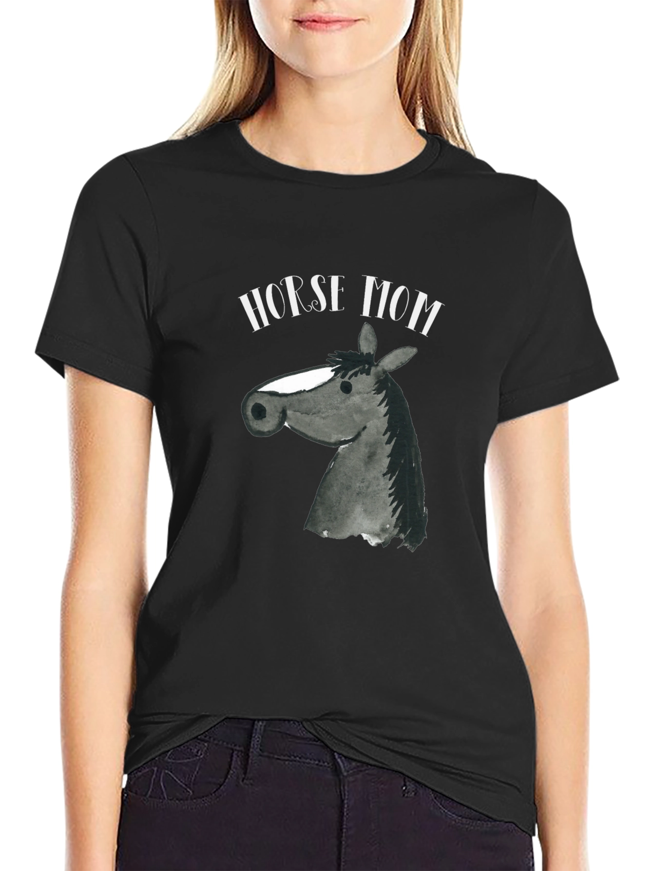 Horse Mom T-Shirt - Equestrian Lover Tee