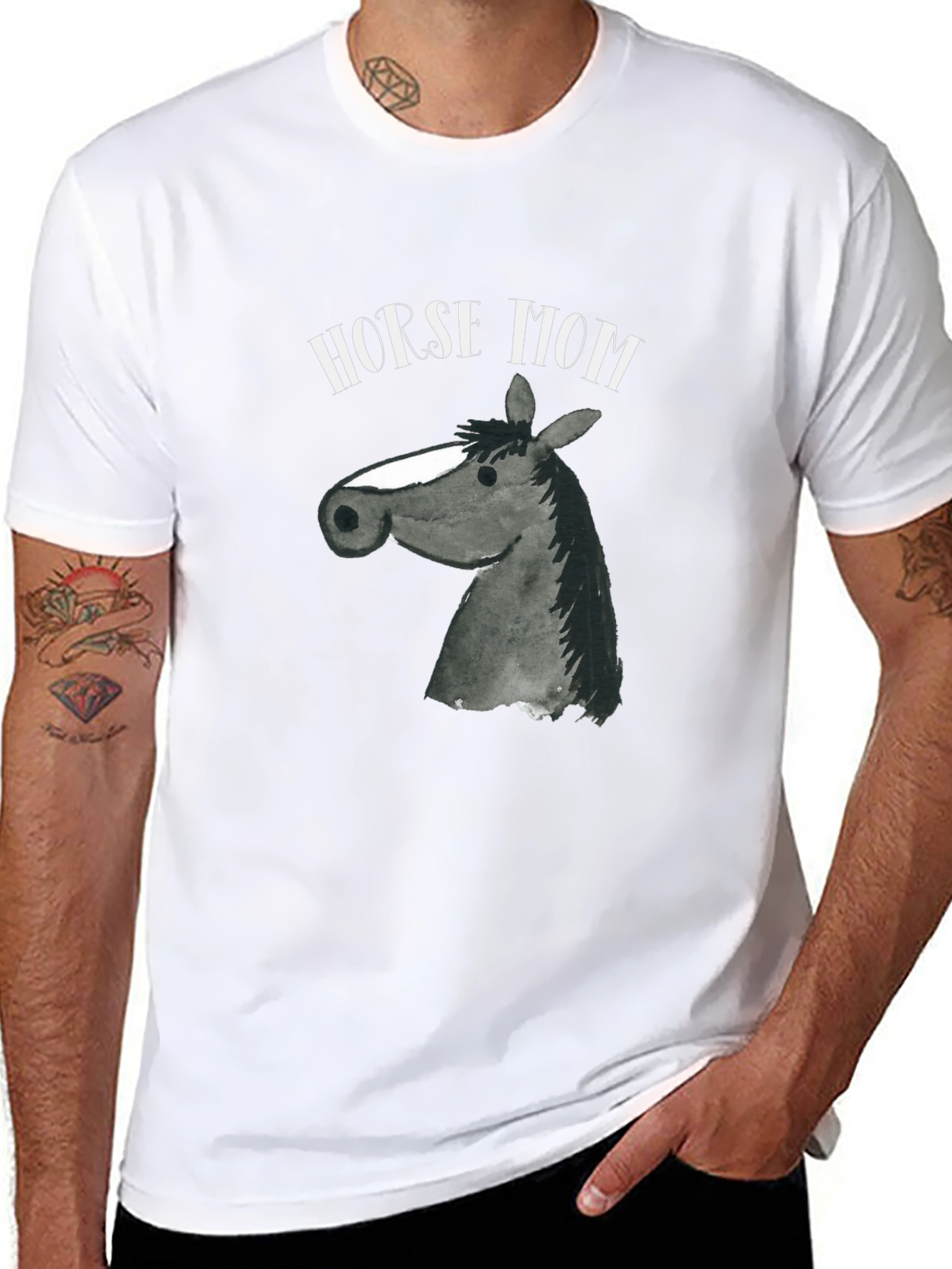 Horse Mom T-Shirt - Equestrian Lover Tee