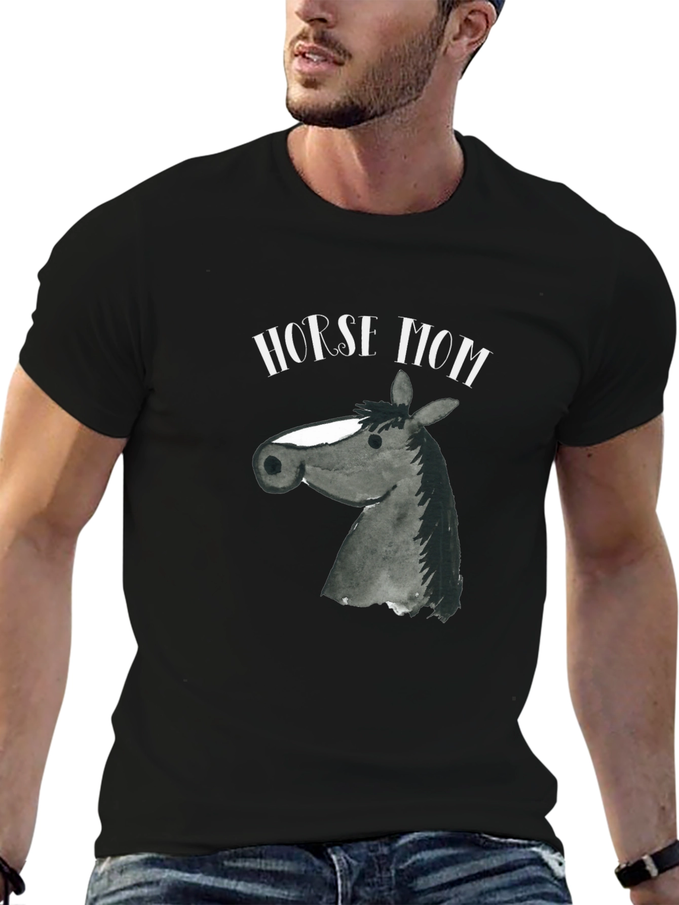 Horse Mom T-Shirt - Equestrian Lover Tee