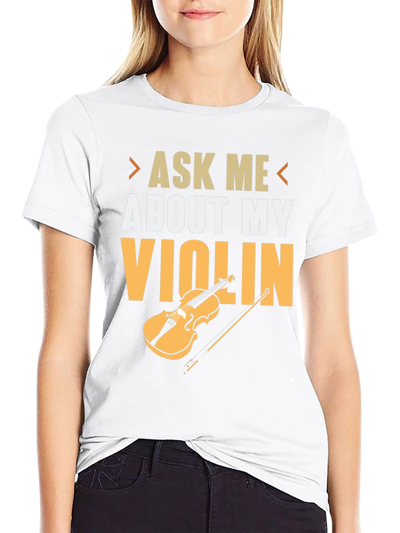 Ask Me About My Violin T-Shirt