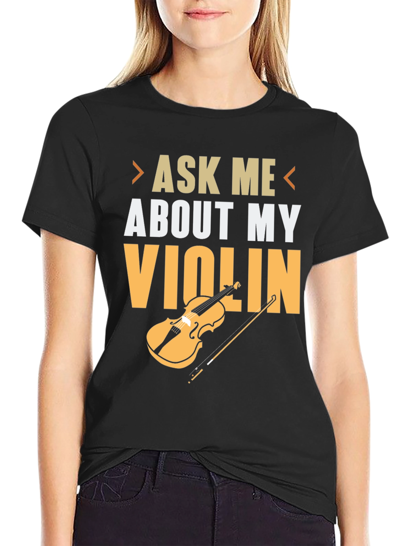 Ask Me About My Violin T-Shirt