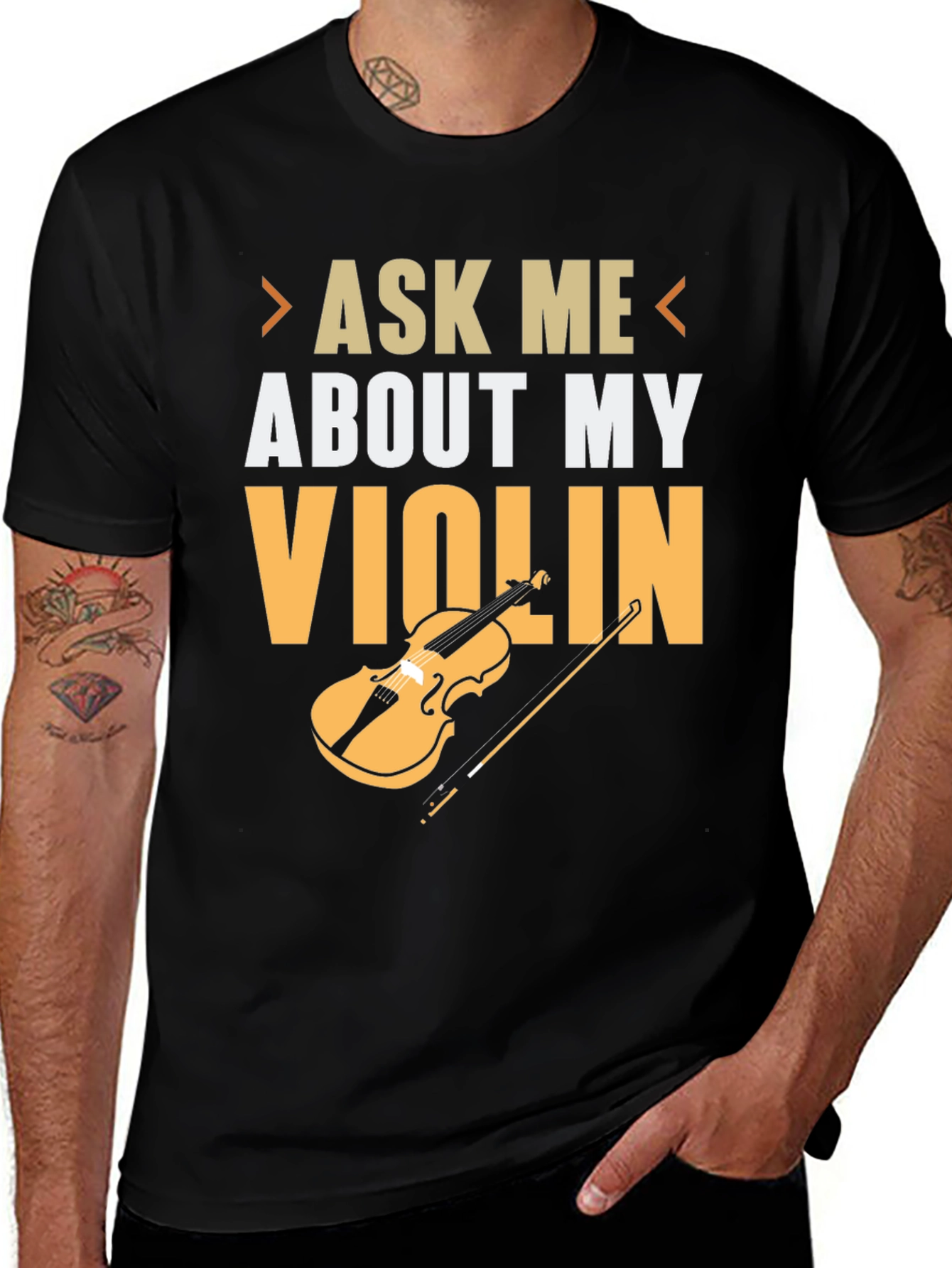 Ask Me About My Violin T-Shirt