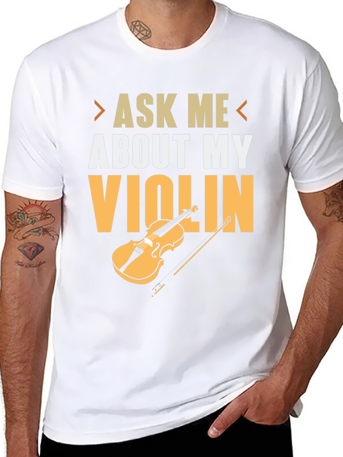 Ask Me About My Violin T-Shirt