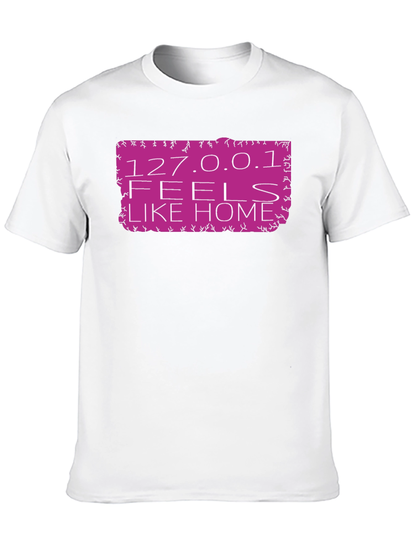 127.0.0.1 Feels Like Home Black T-Shirt
