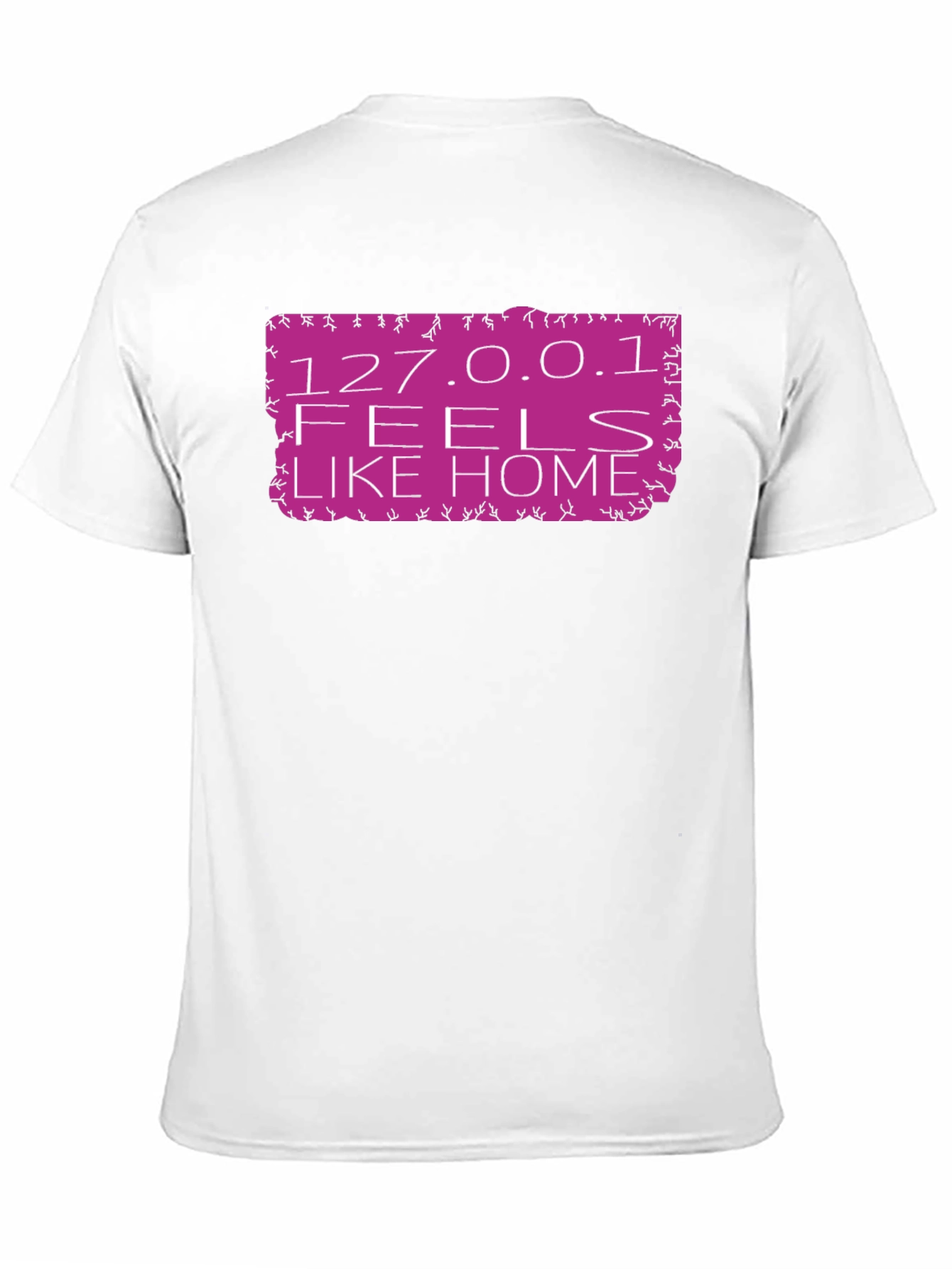 127.0.0.1 Feels Like Home Black T-Shirt