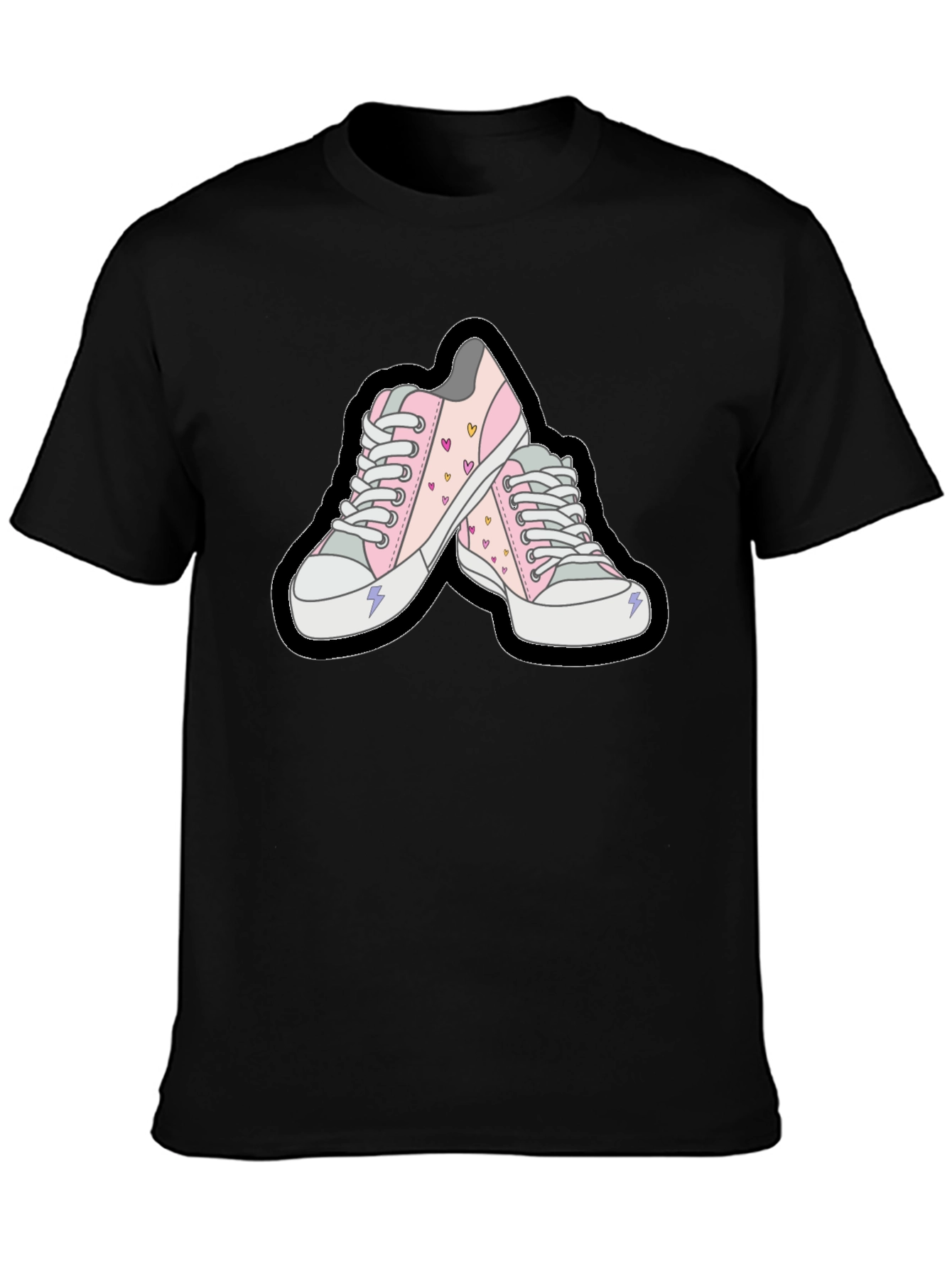 Cute Pink Sneaker Graphic T-Shirt