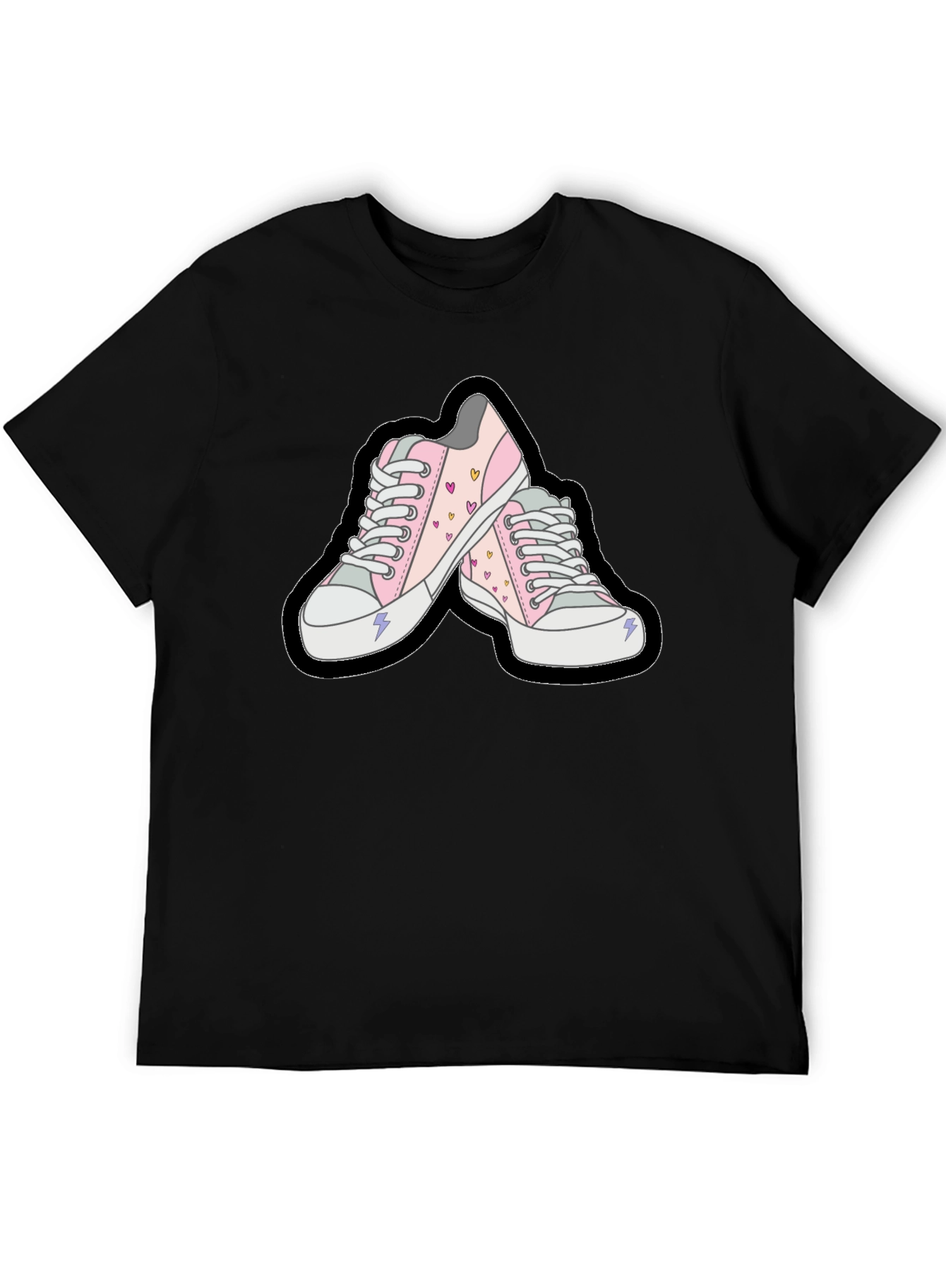 Cute Pink Sneaker Graphic T-Shirt