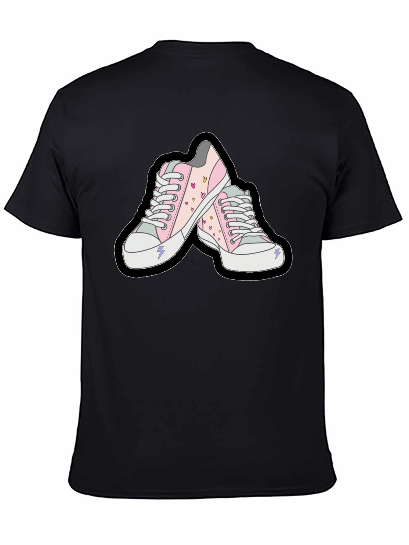 Cute Pink Sneaker Graphic T-Shirt