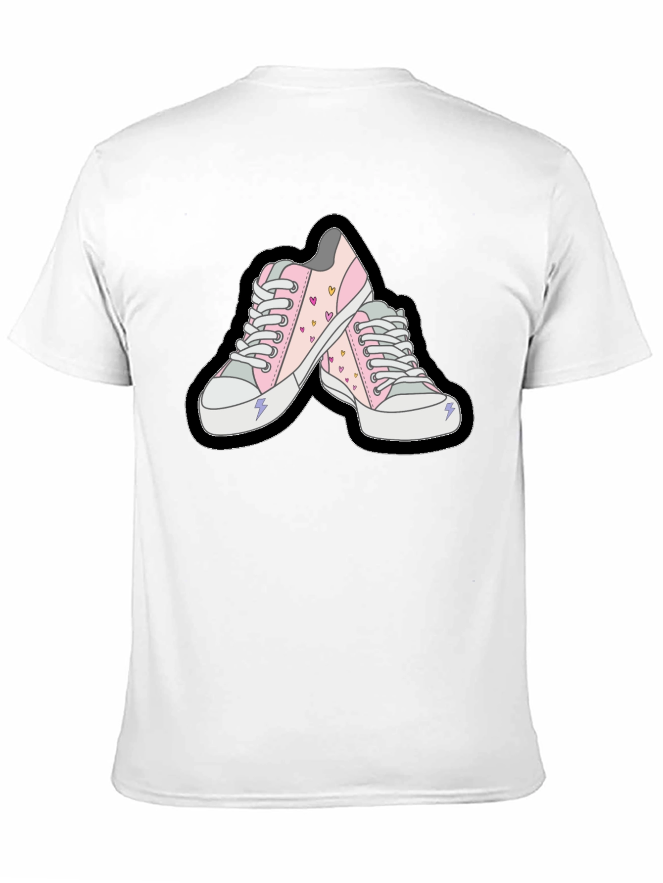 Cute Pink Sneaker Graphic T-Shirt