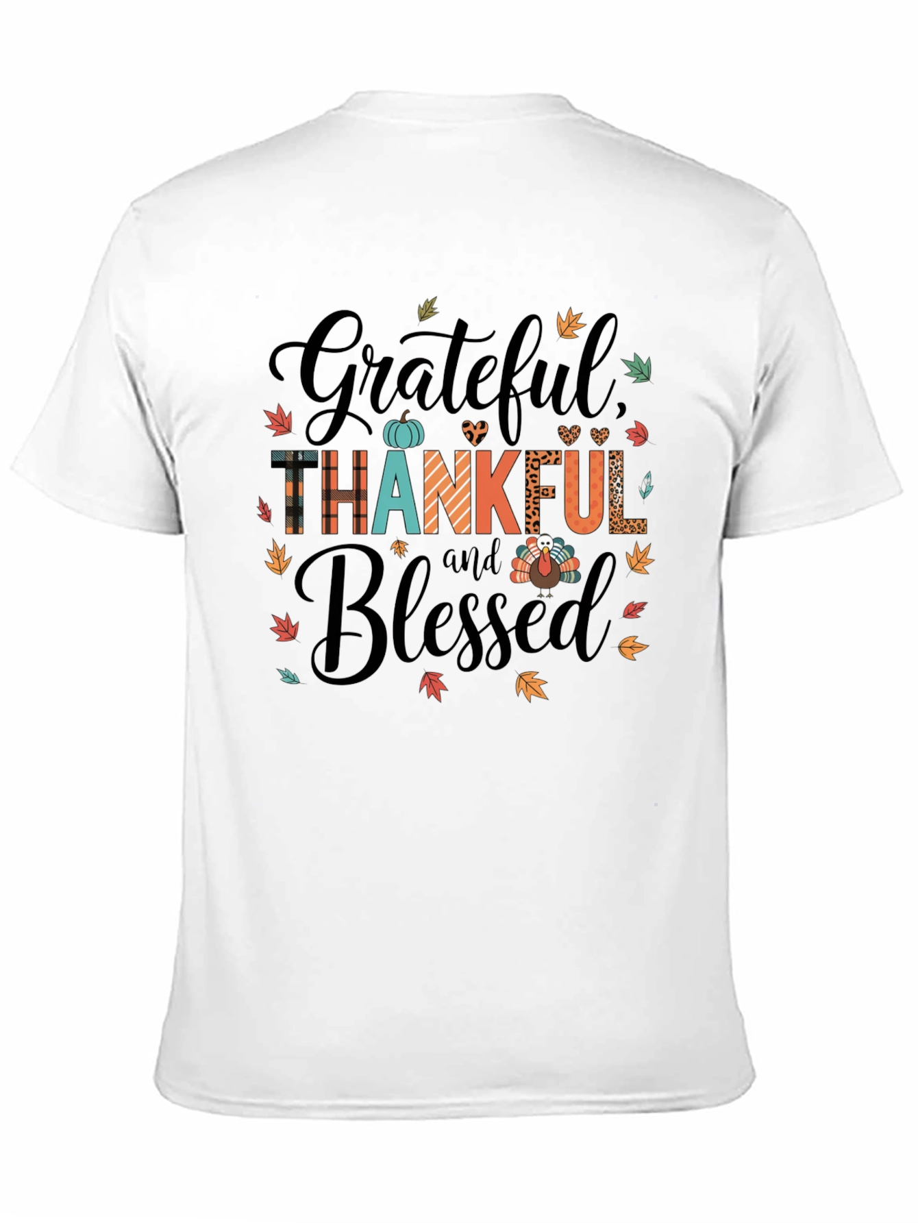 Grateful Thankful Blessed Graphic Tee
