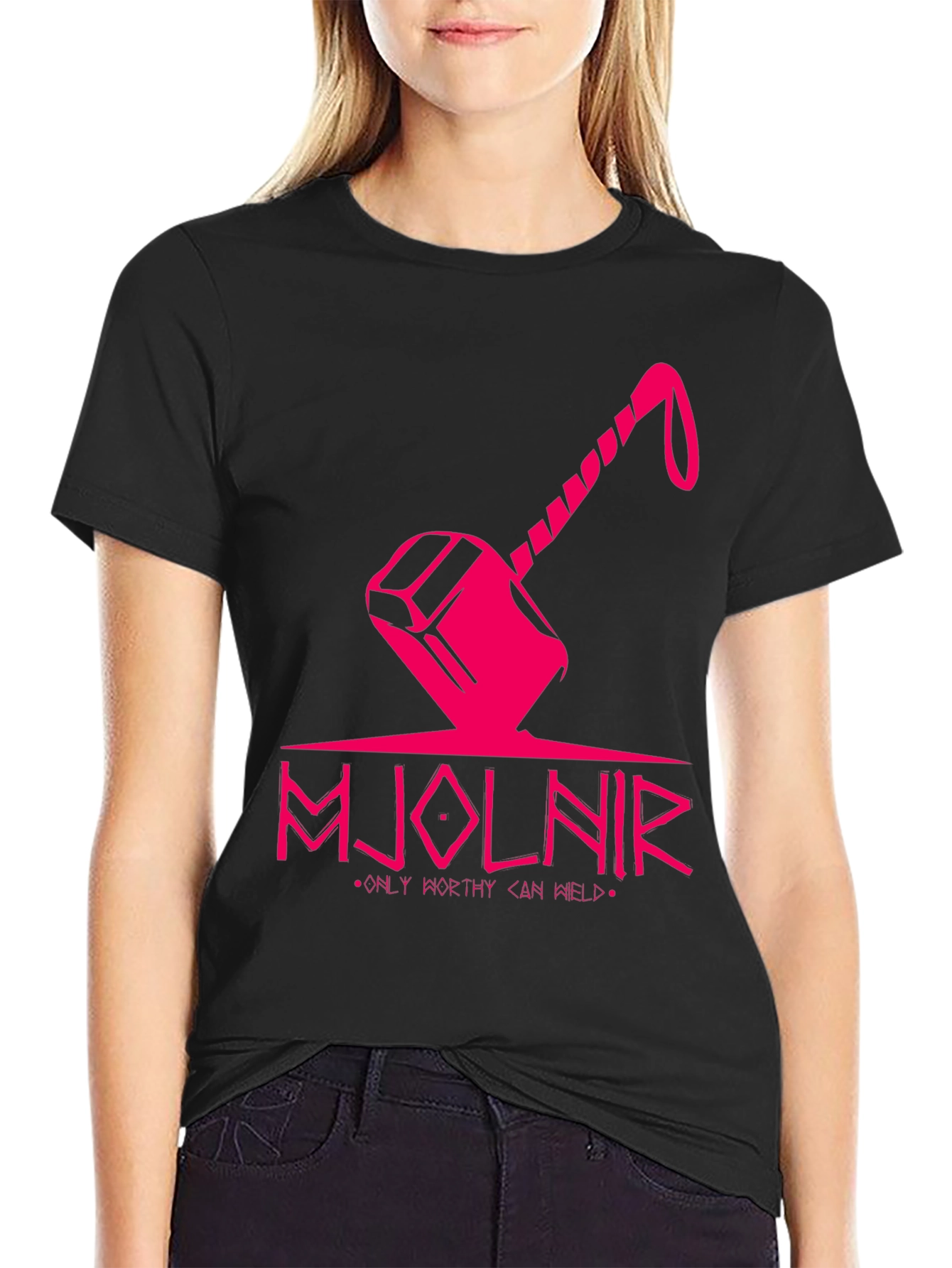 Mjolnir Graphic Tee - Only Worthy Can Wield!