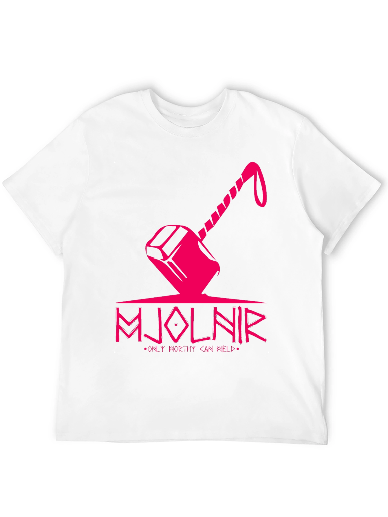 Mjolnir Graphic Tee - Only Worthy Can Wield!