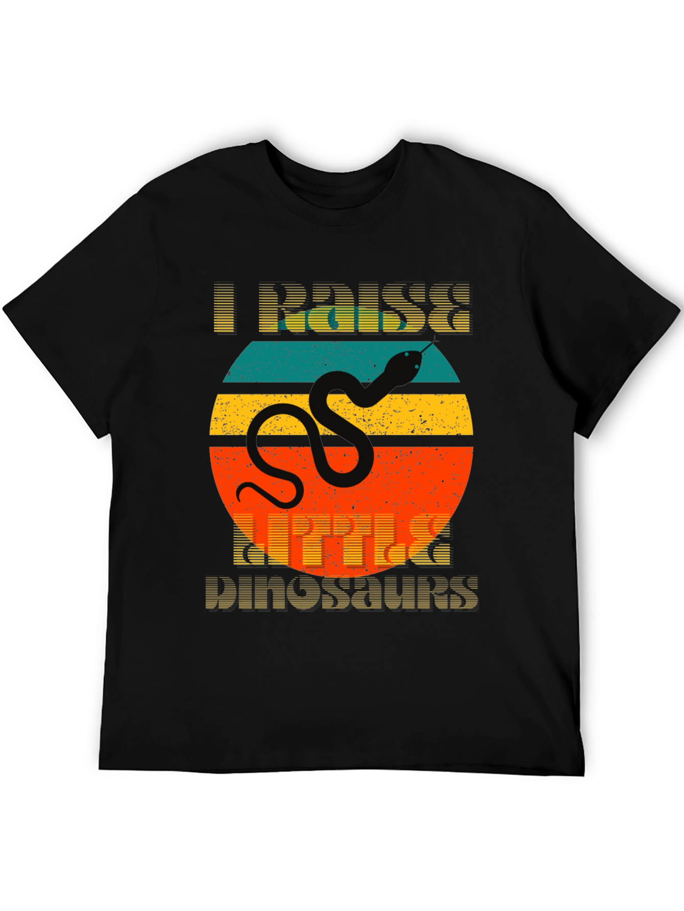 I Raise Little Dinosaurs Snake Graphic T-Shirt
