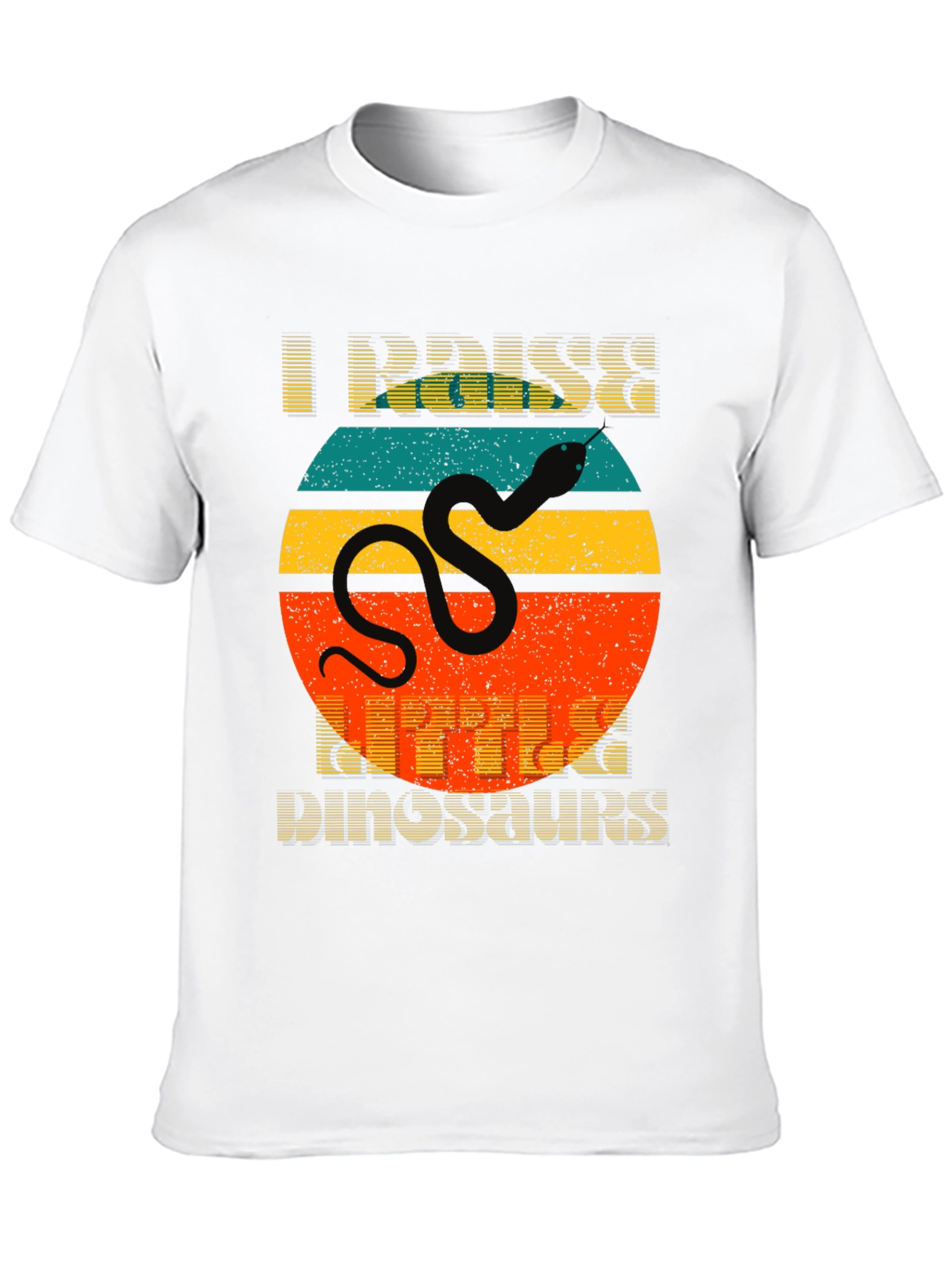 I Raise Little Dinosaurs Snake Graphic T-Shirt