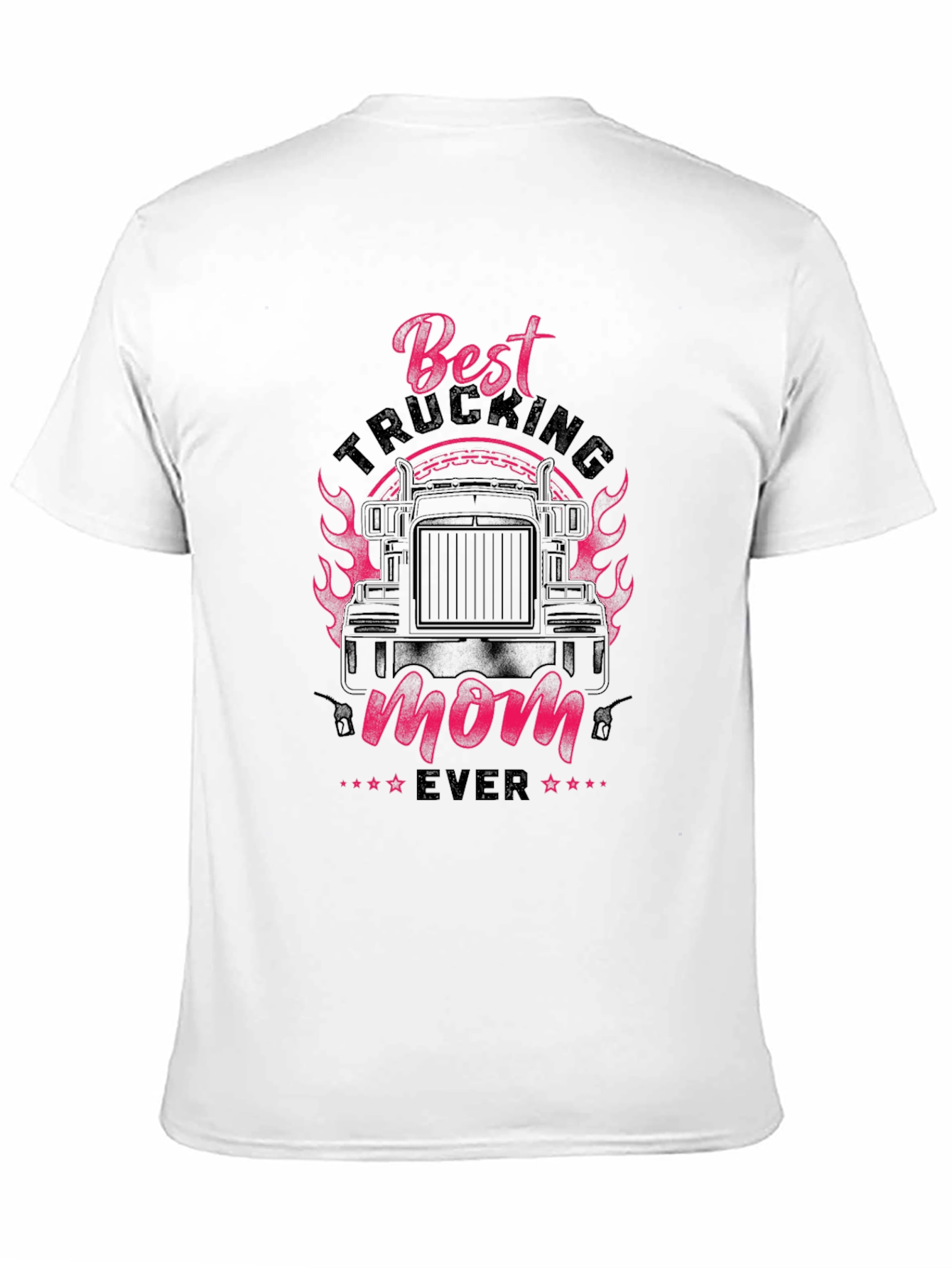 Best Trucking Mom Ever T-Shirt - Black