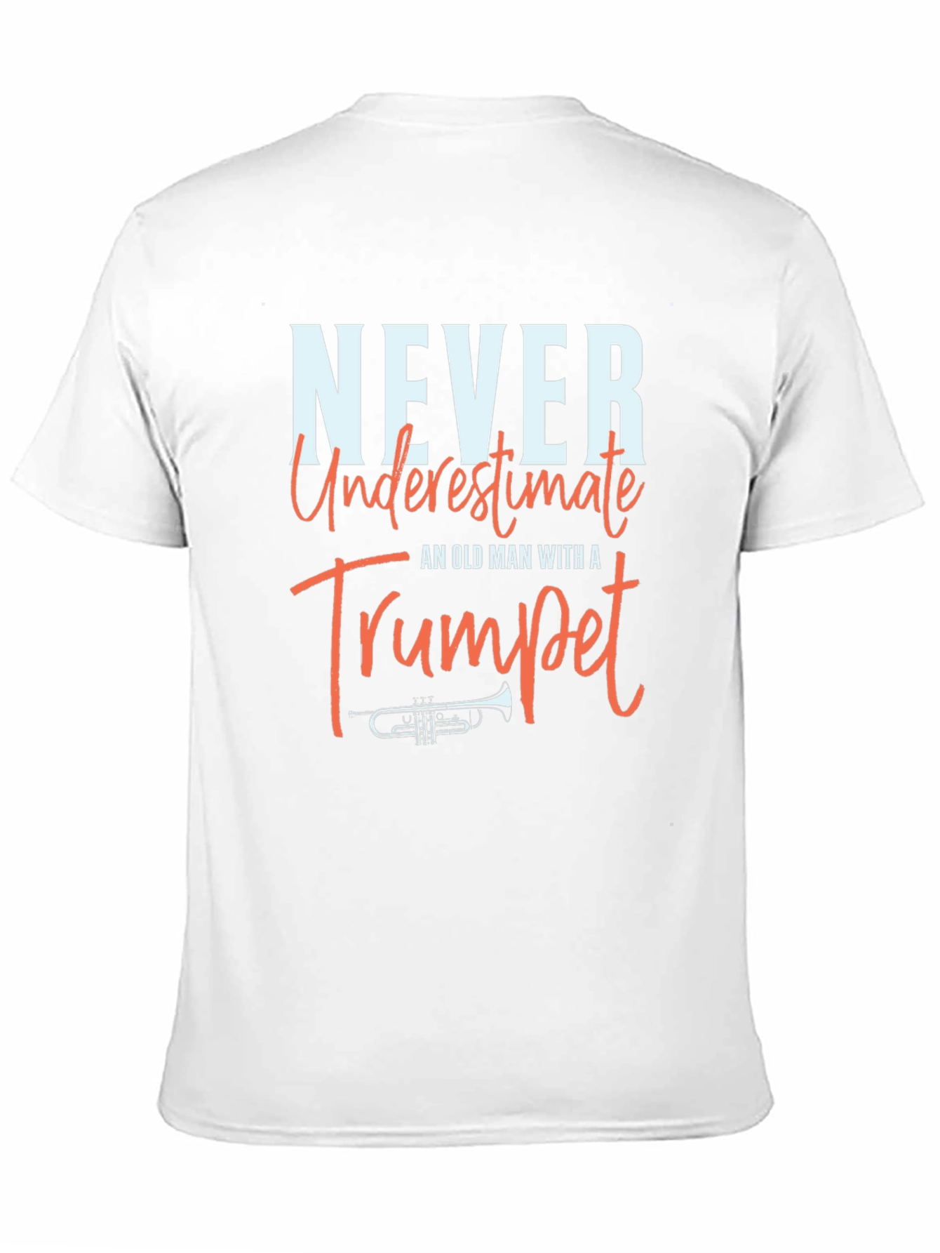 Never Underestimate Trumpet Old Man T-Shirt