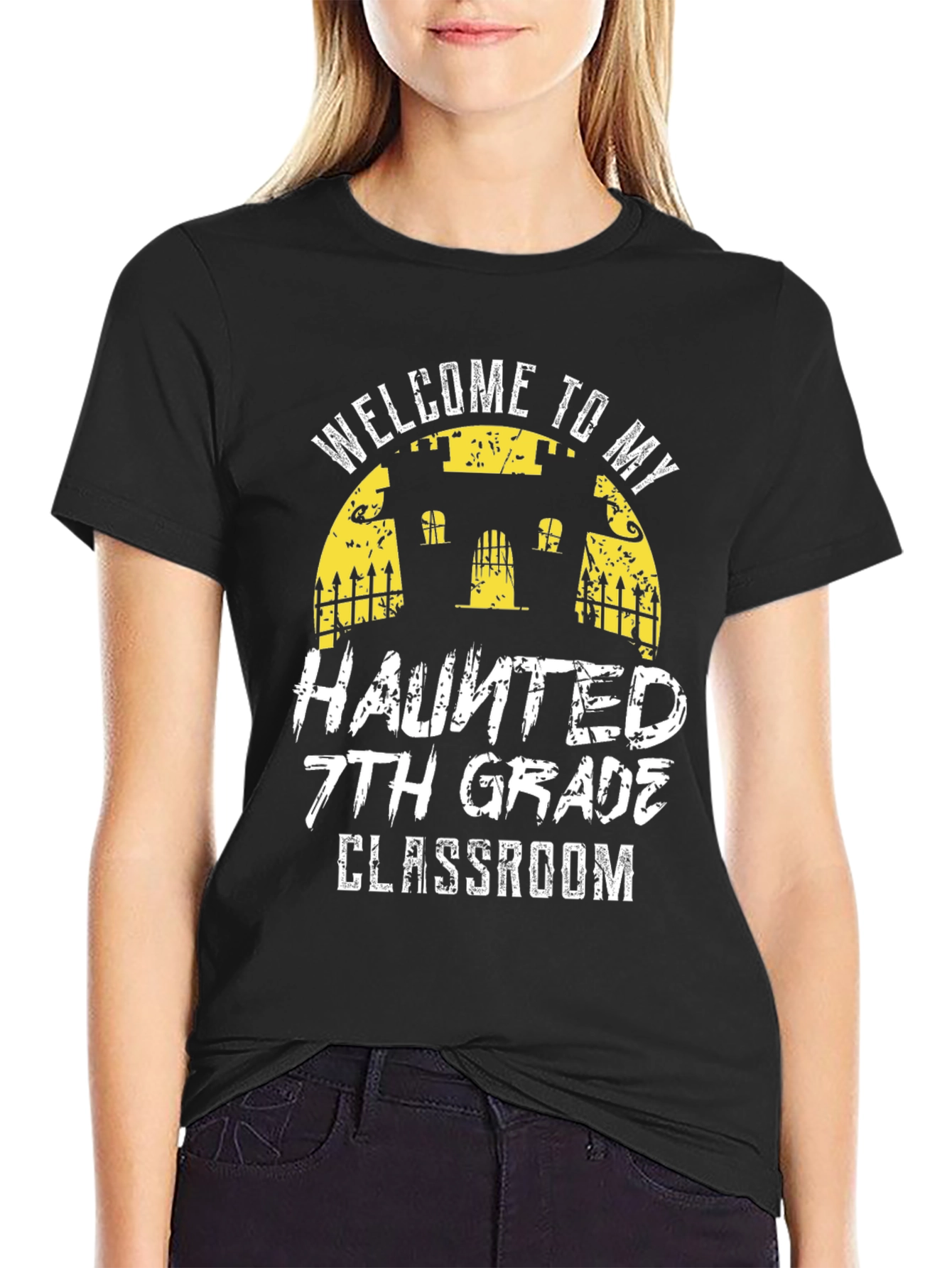 Welcome to My Haunted 7th Grade Classroom T-Shirt