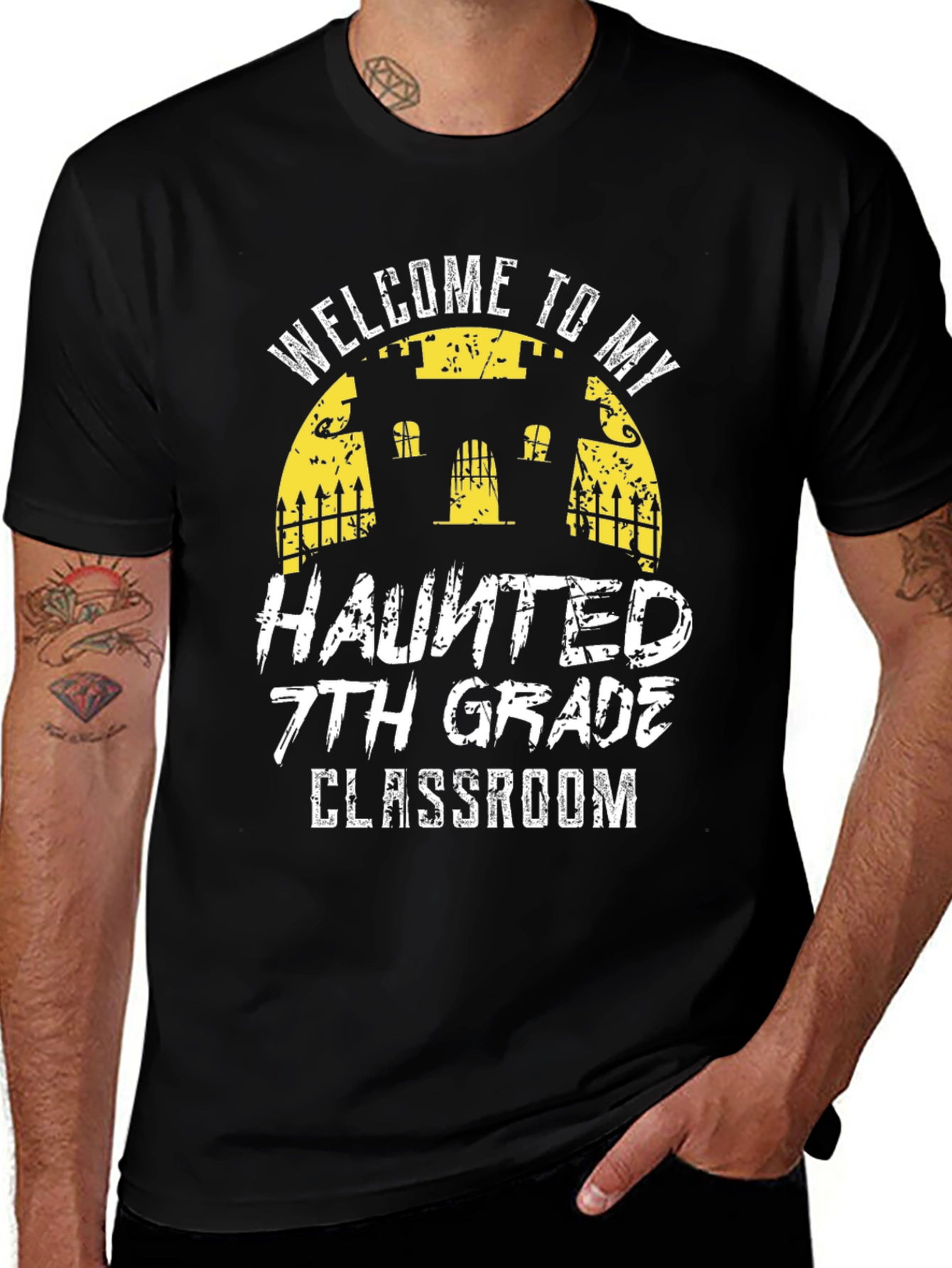 Welcome to My Haunted 7th Grade Classroom T-Shirt