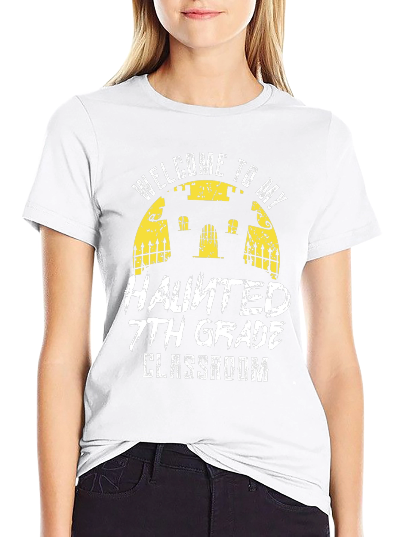 Welcome to My Haunted 7th Grade Classroom T-Shirt