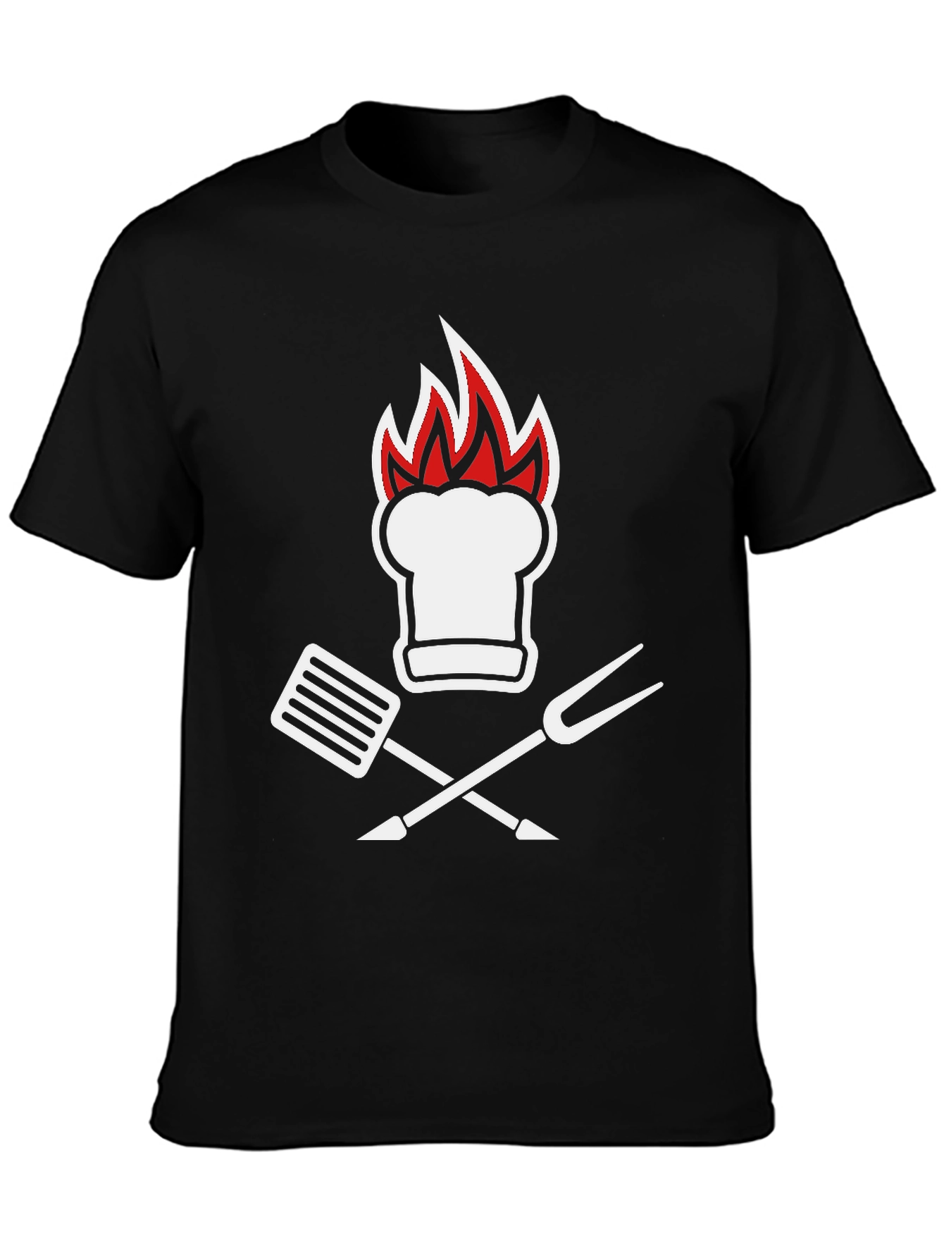 Chef Hat & BBQ Tool T-Shirt