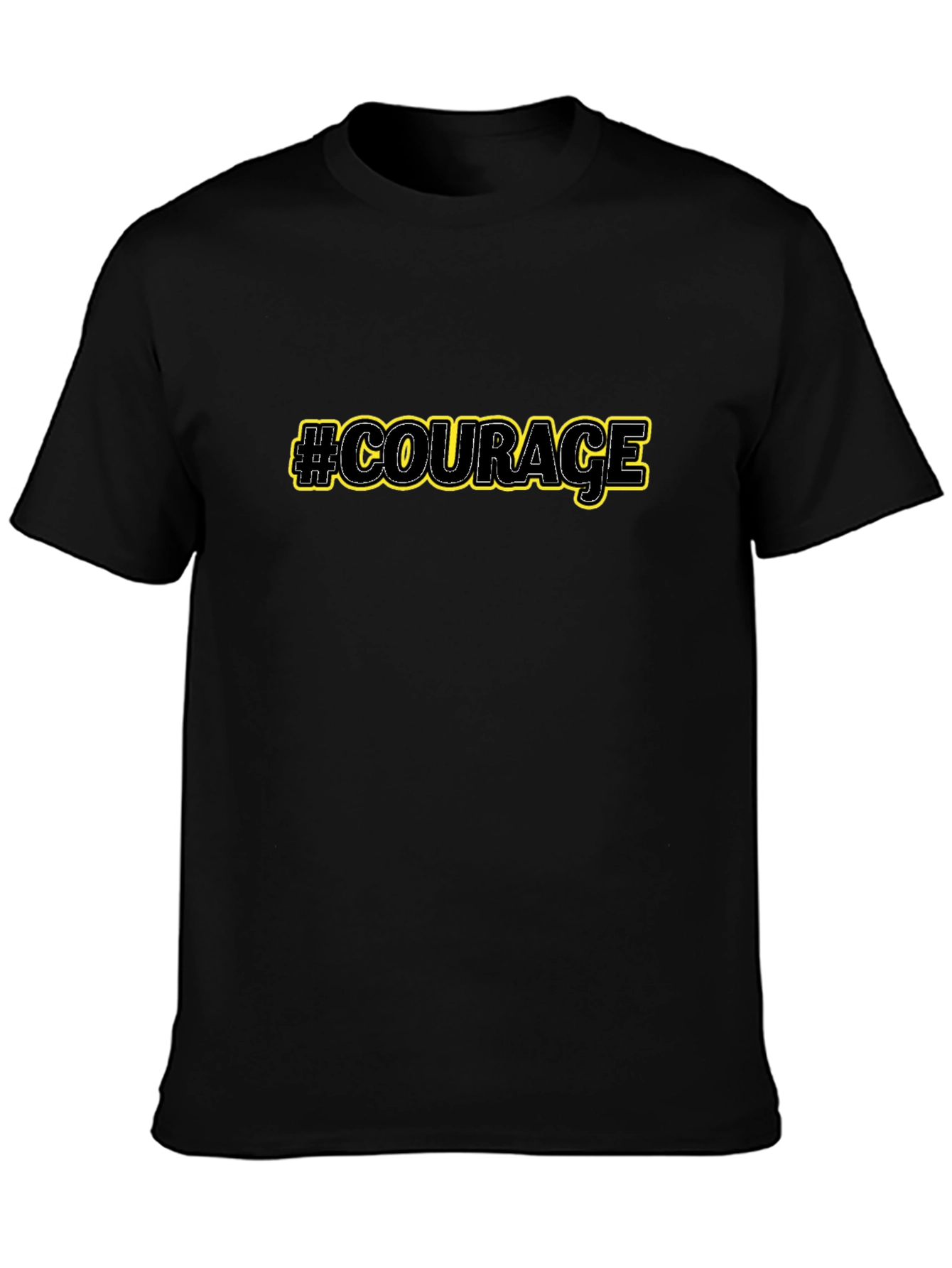 Courage Graphic Tee - Black