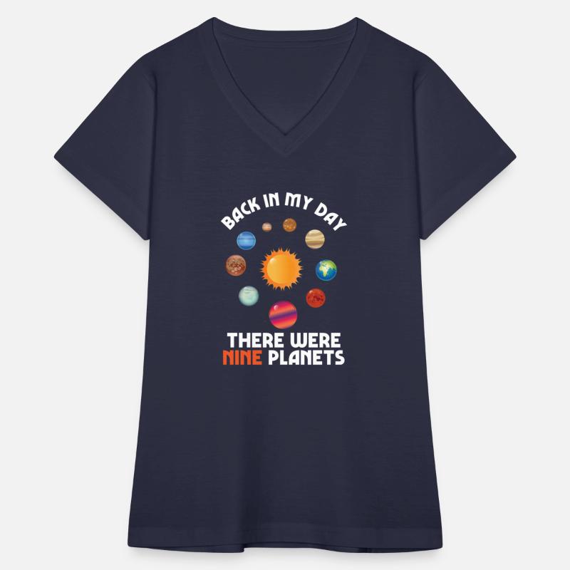 9 Planets Back In My Day Science Astronomy Gift